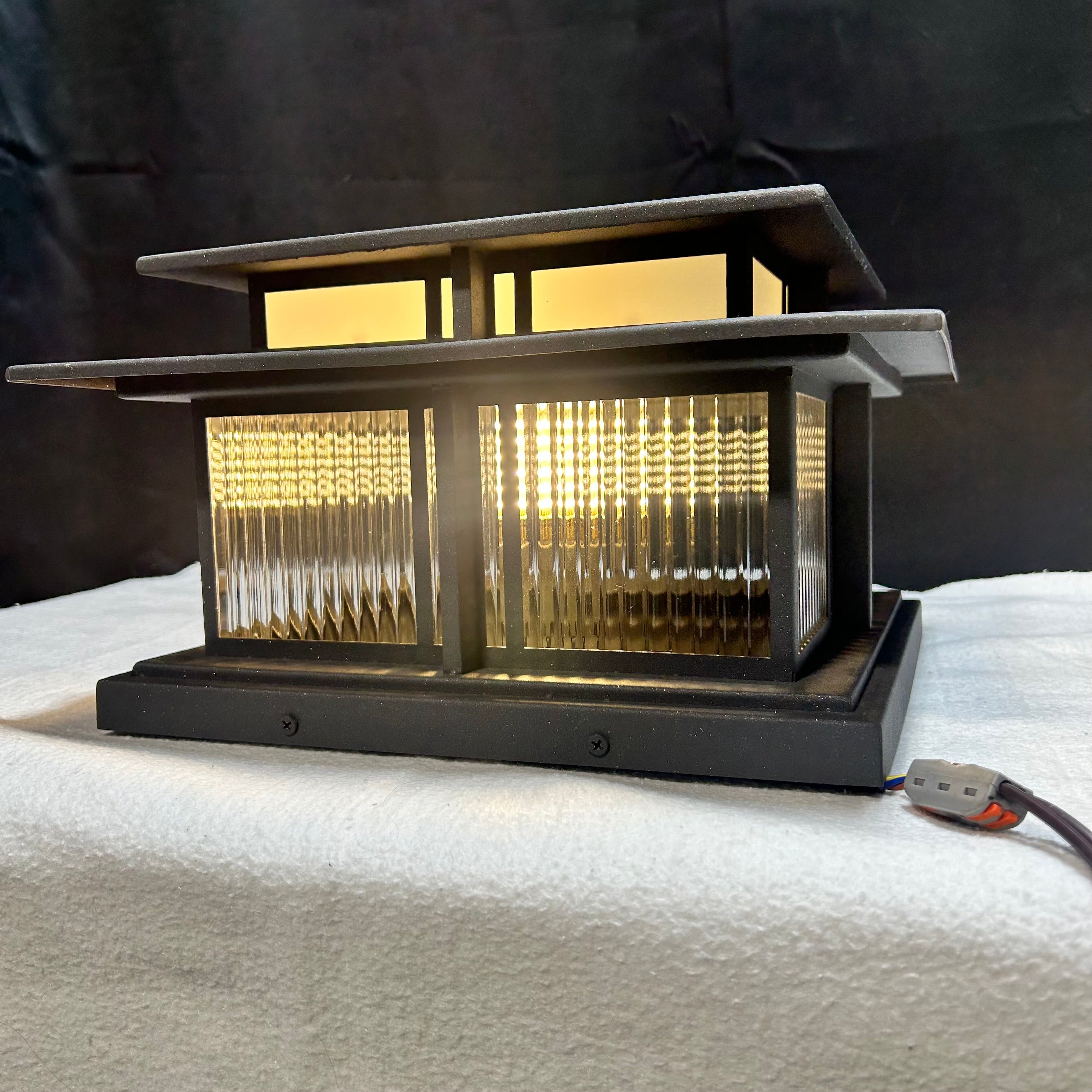 Outdoor Pillar LED Lights 13"x 13"x 8"