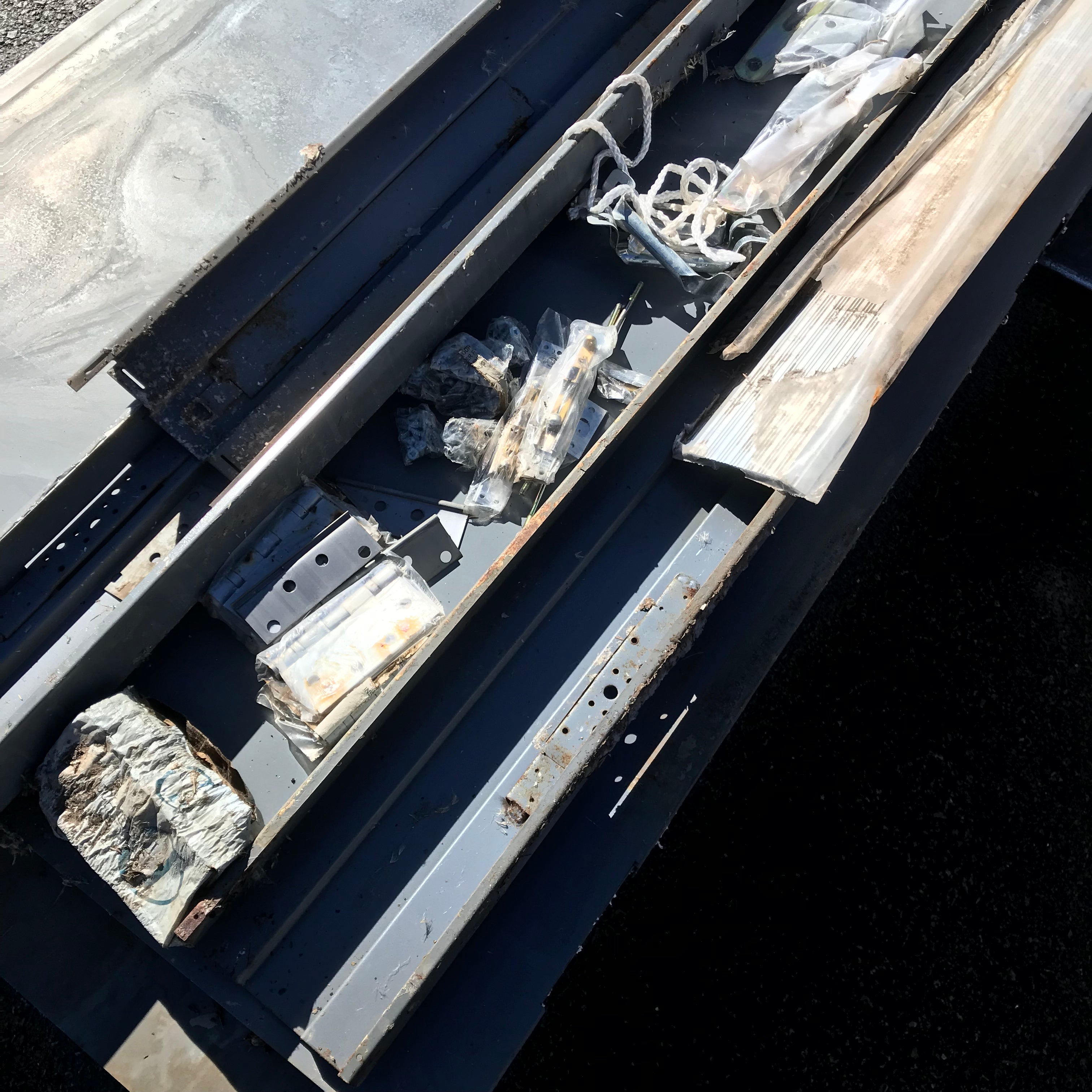 35.25"x 38"x 107.25" Steel Double Door Kit with Jamb