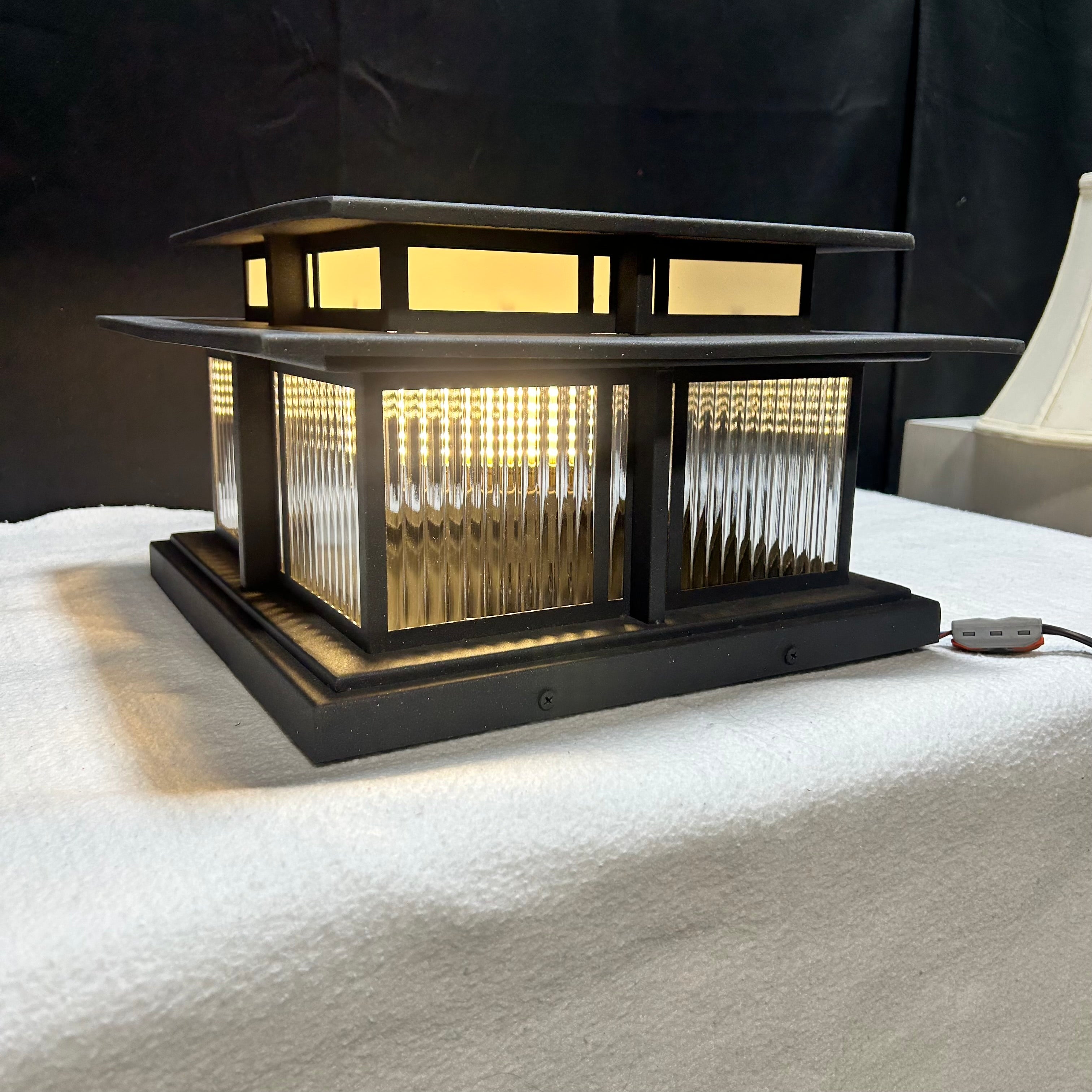 Outdoor Pillar LED Lights 13"x 13"x 8"