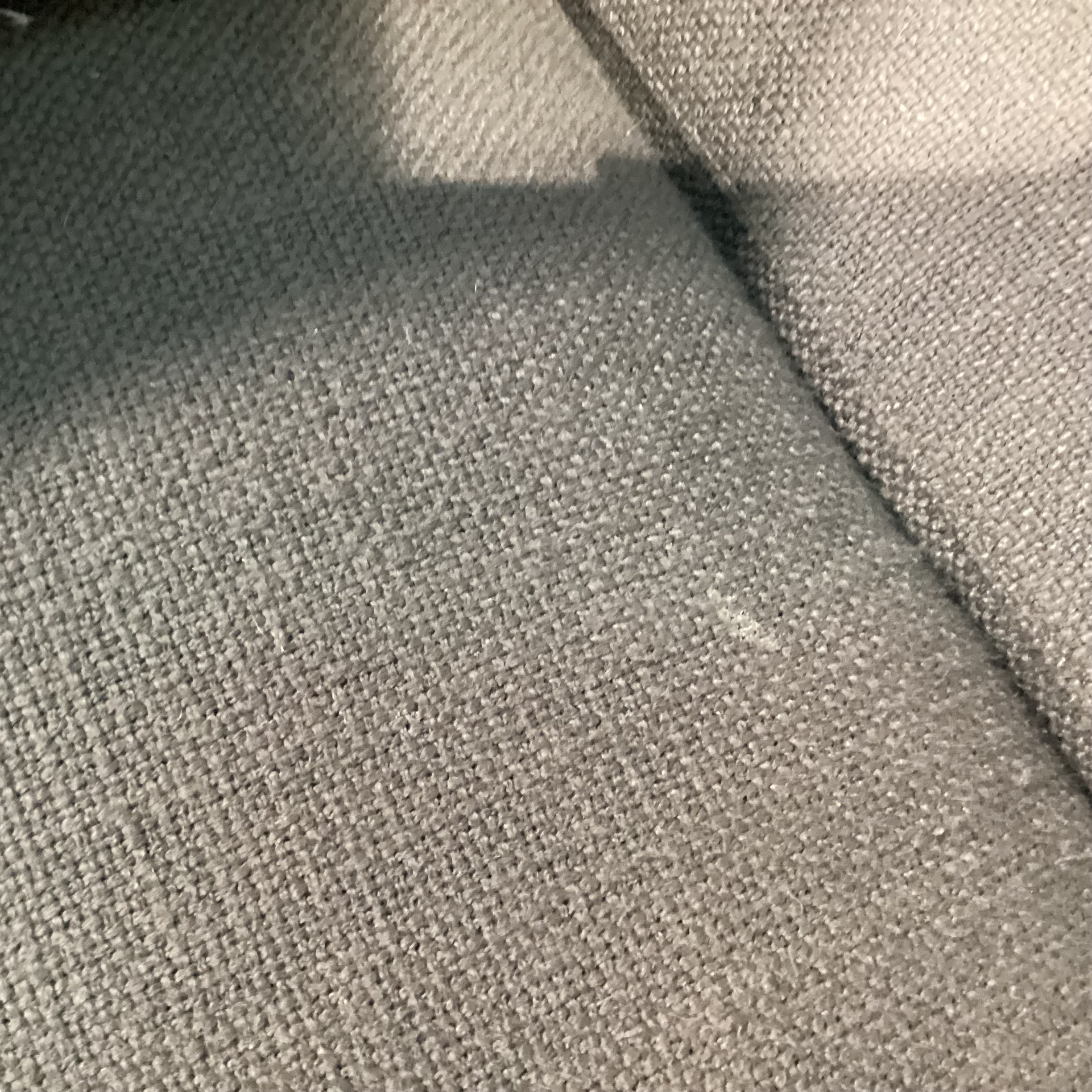 Crate & Barrel Taupe Woven Down Mix with Chaise 2 Piece Sectional 124"x 63"x 46"x 26"