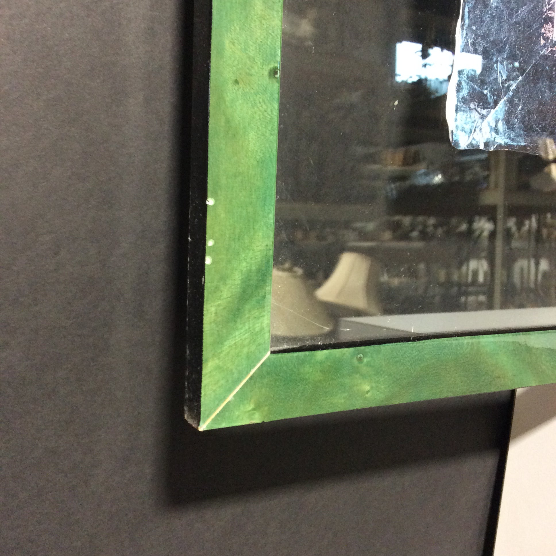 Donald FarnsWorth "Triumphal Arch 1" Print In Green Wood Floating Frame 30" x 39 1/2"