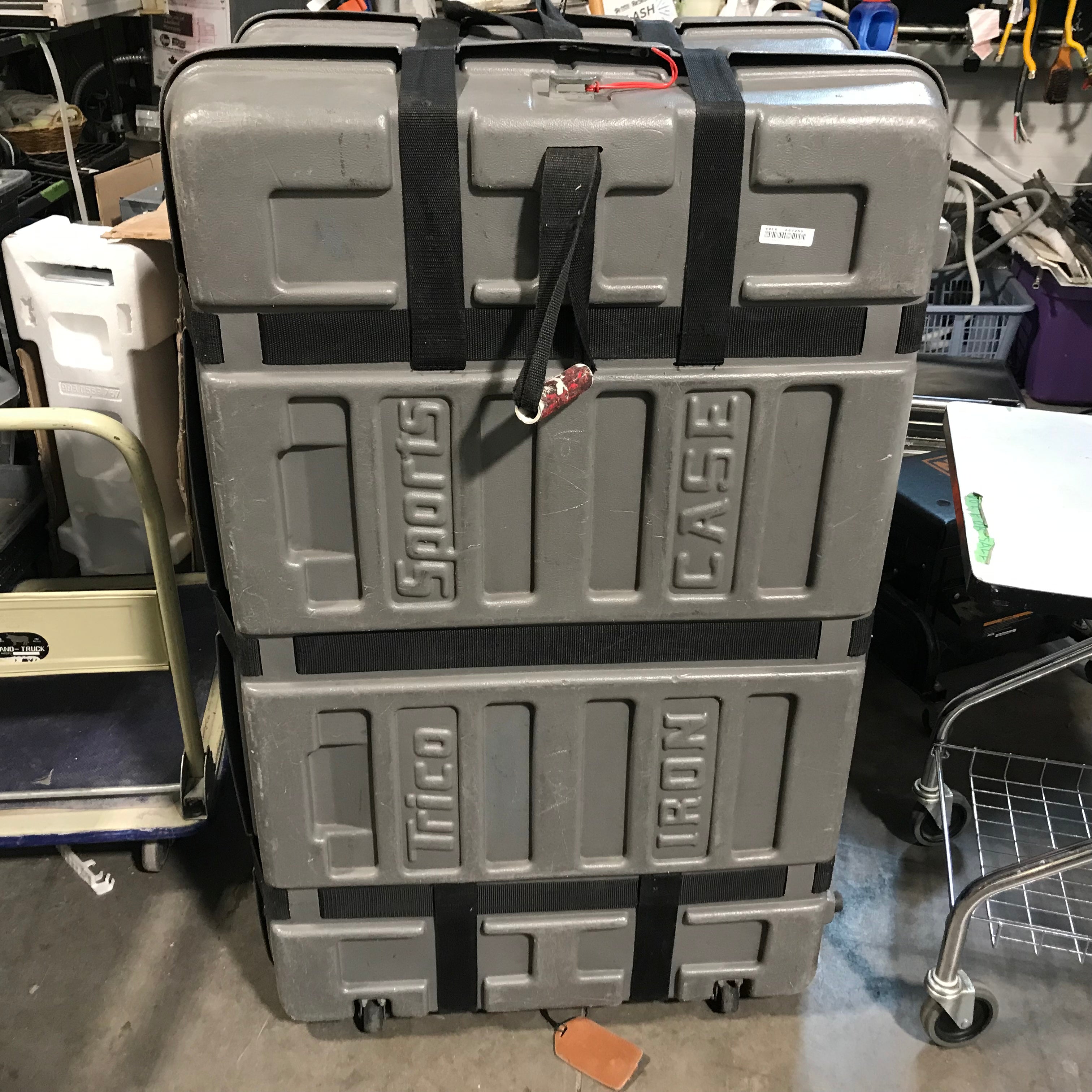 Trico Sports Grey Iron Case Bike Travel Case 46"x 29"x 10"