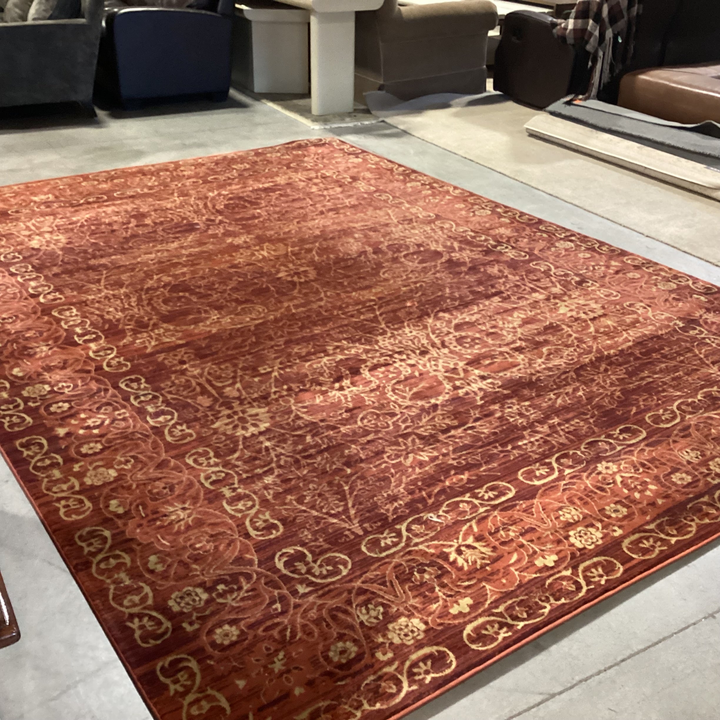 Safavieh Serenity Ruby Gold Design Rug 8'6" x 12'