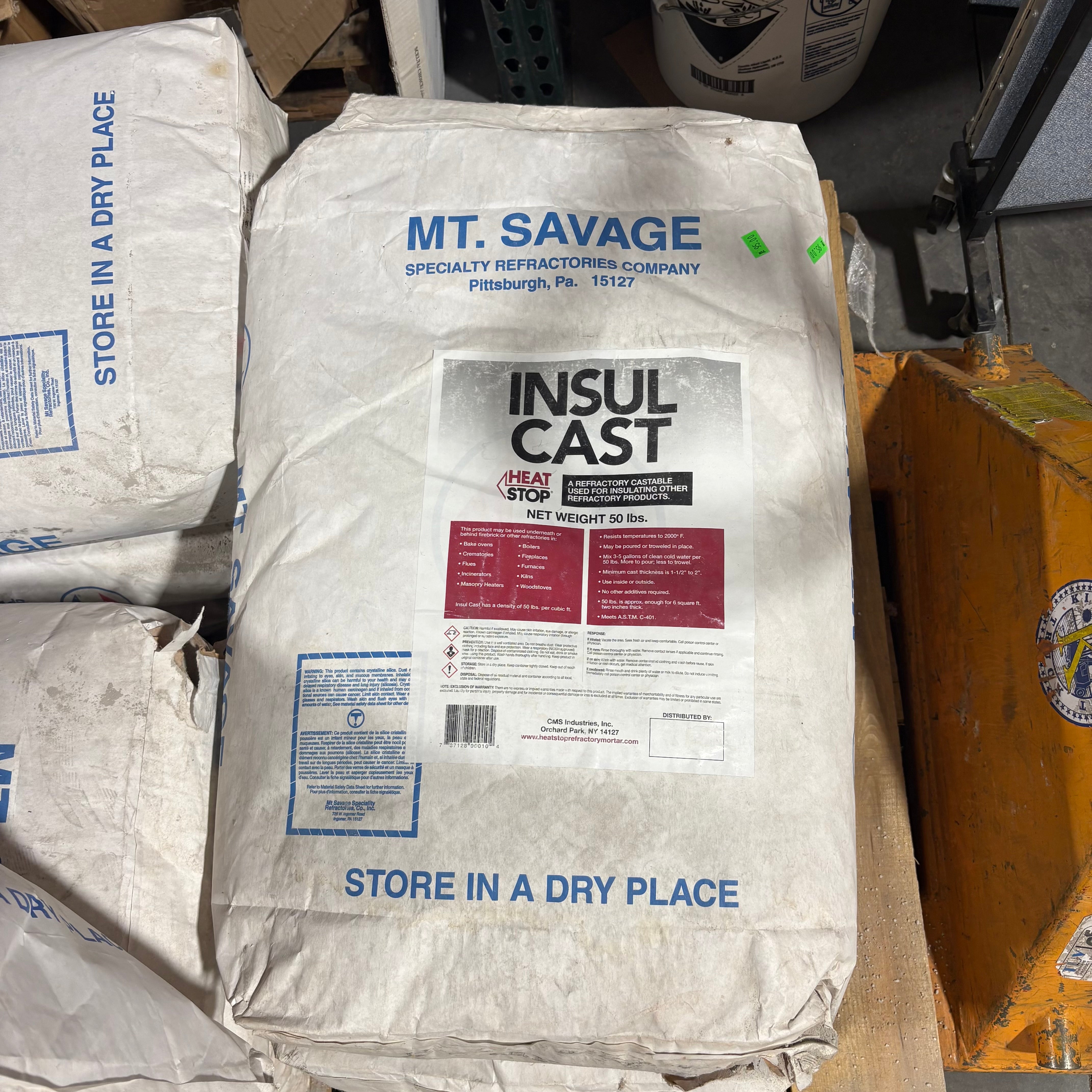 Mt. Savage Insul Cast 50lbs.