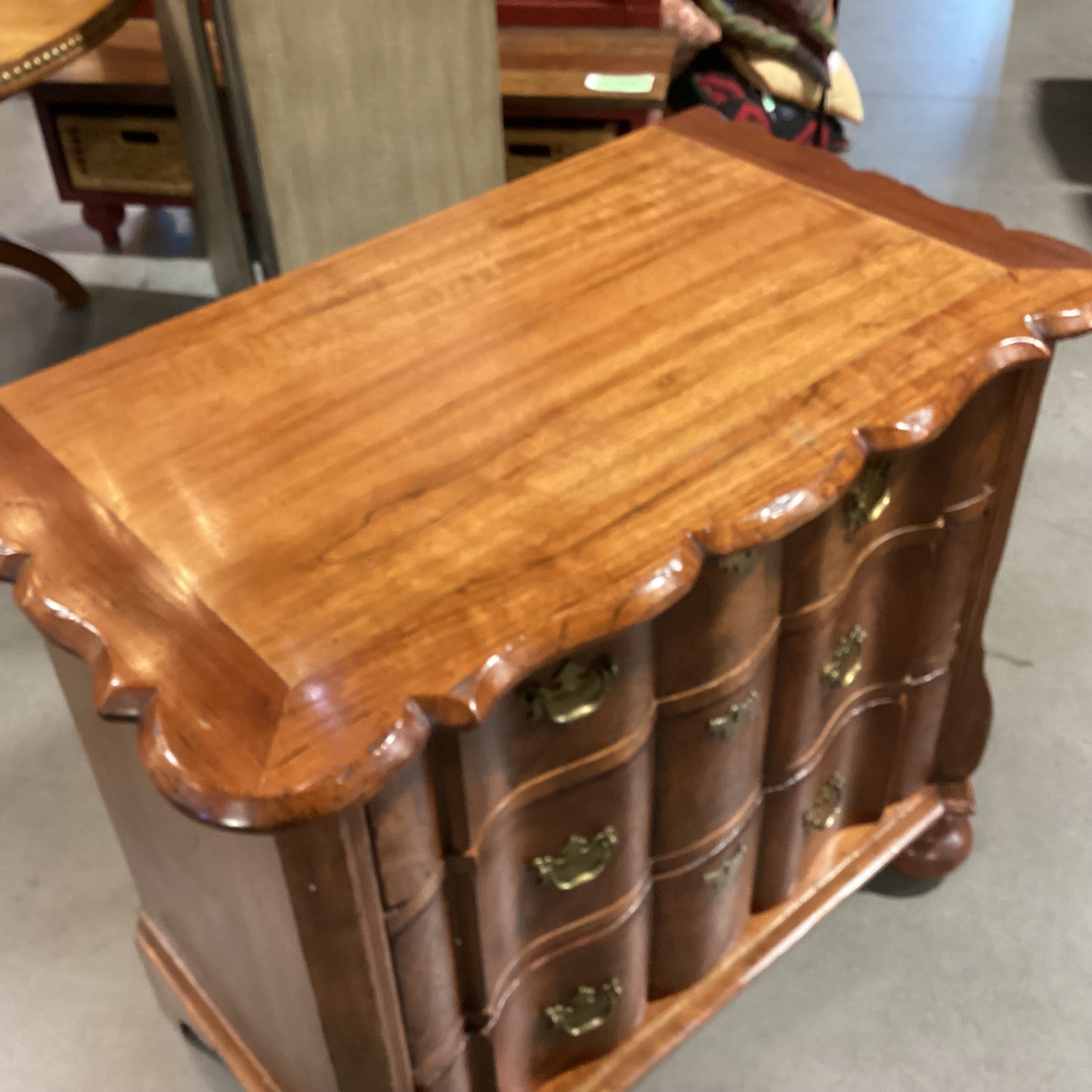 Solid Wood Baroque Style 3 Drawer Chest 36"x 21"x 32"