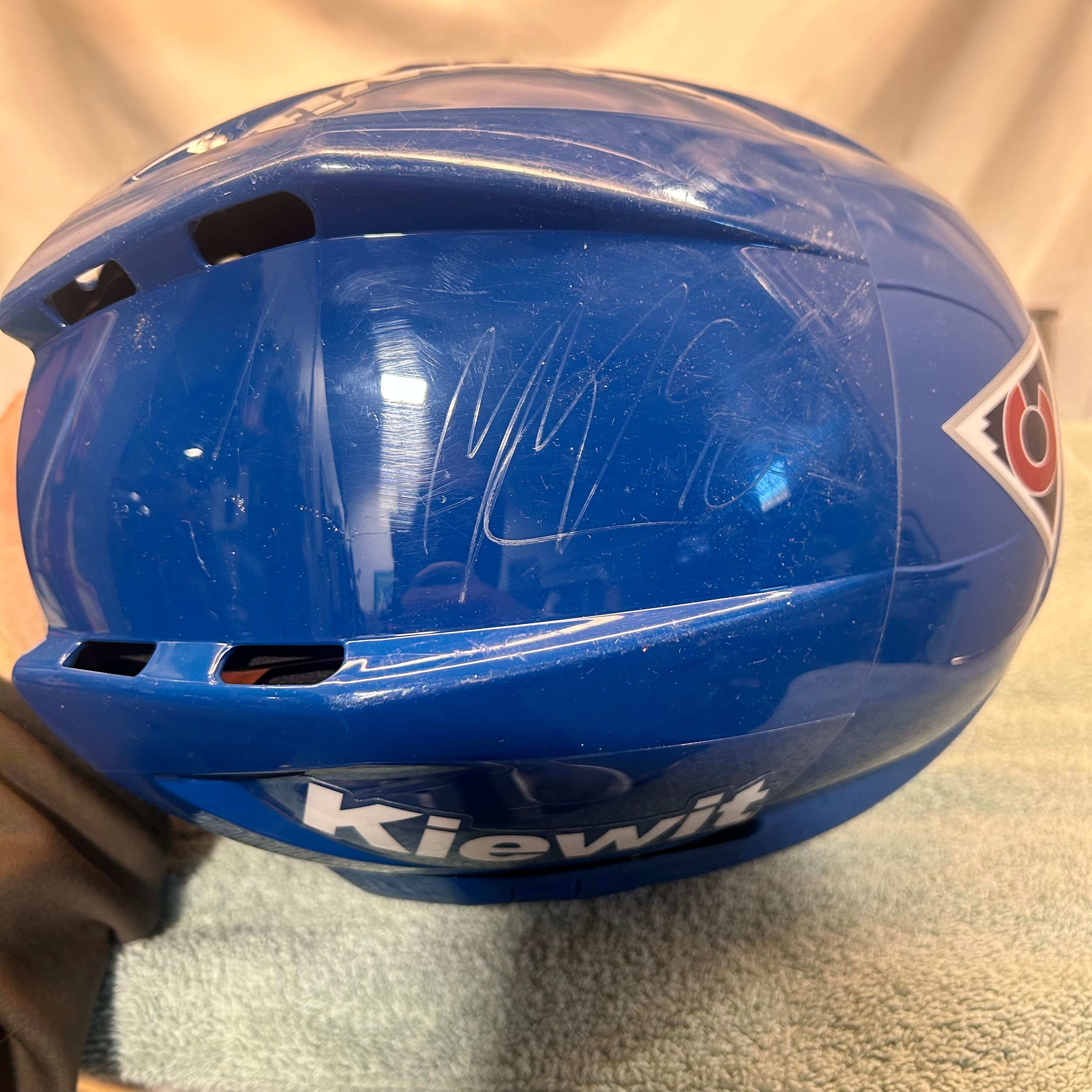 Colorodo Avalanch CCM Helmet Sighned By Snowboarder Mark Mc Morris MM96