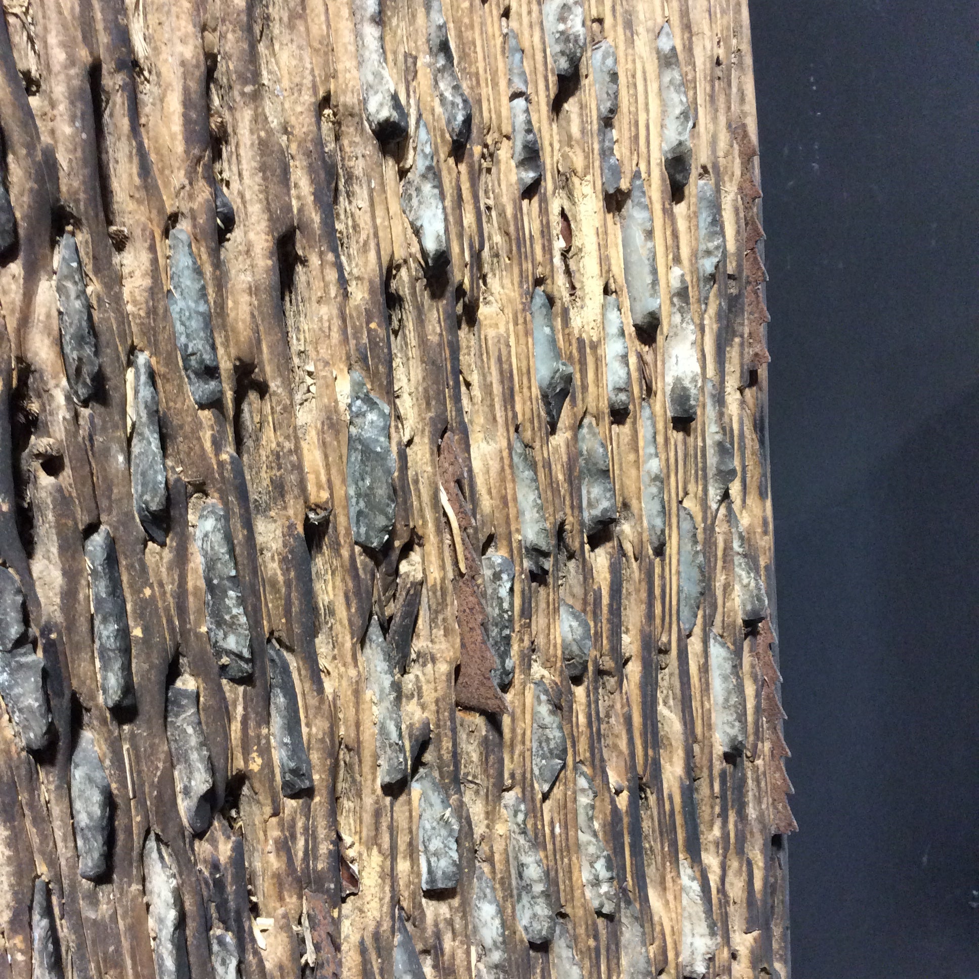 Antique 19th Century Flax Seed Thresher With Custom Metal Stand (S&SB) 23" W x 24" D x 64" H