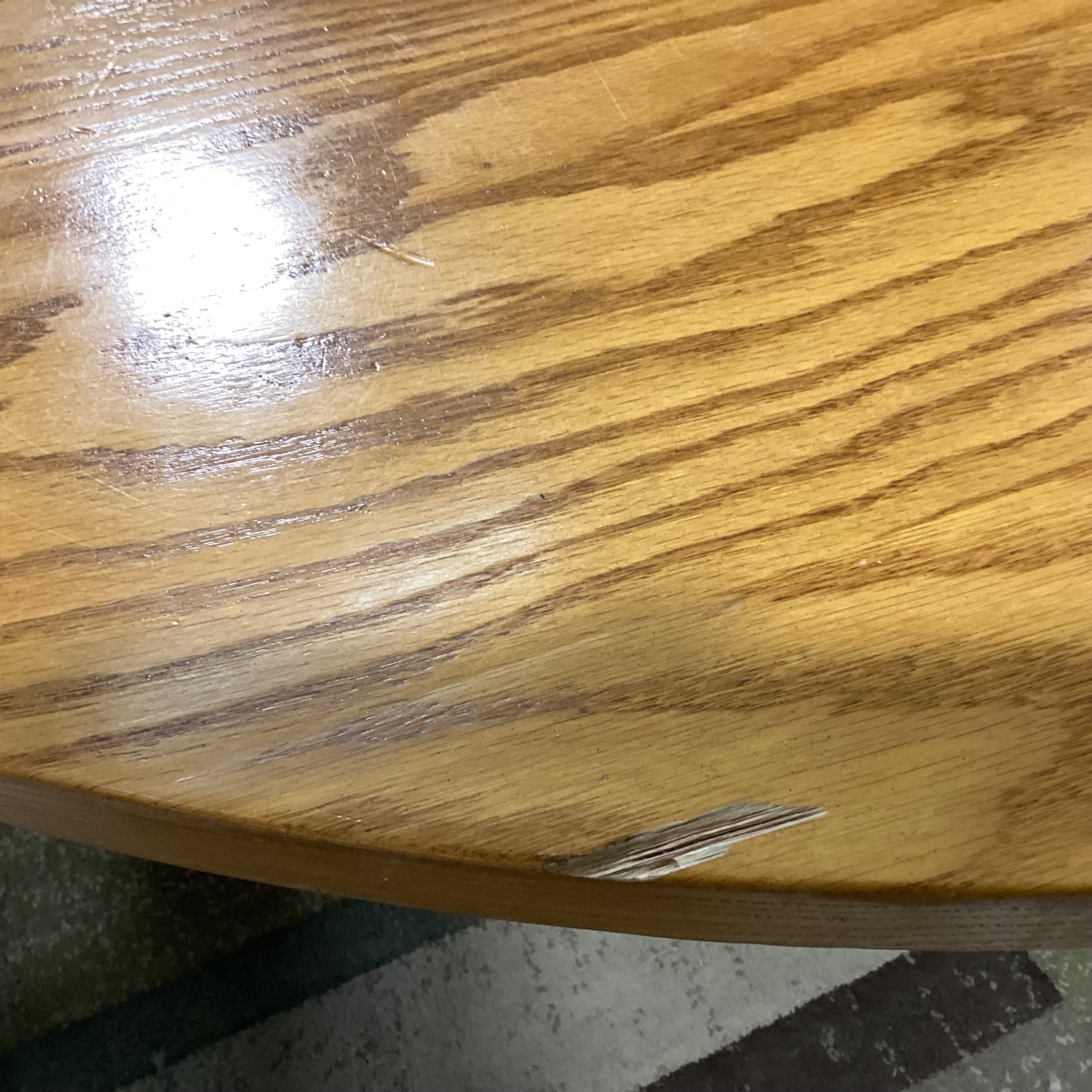 Old Hickory Round Wood & Hickory Log Dining Table 60" Diameter x 30"