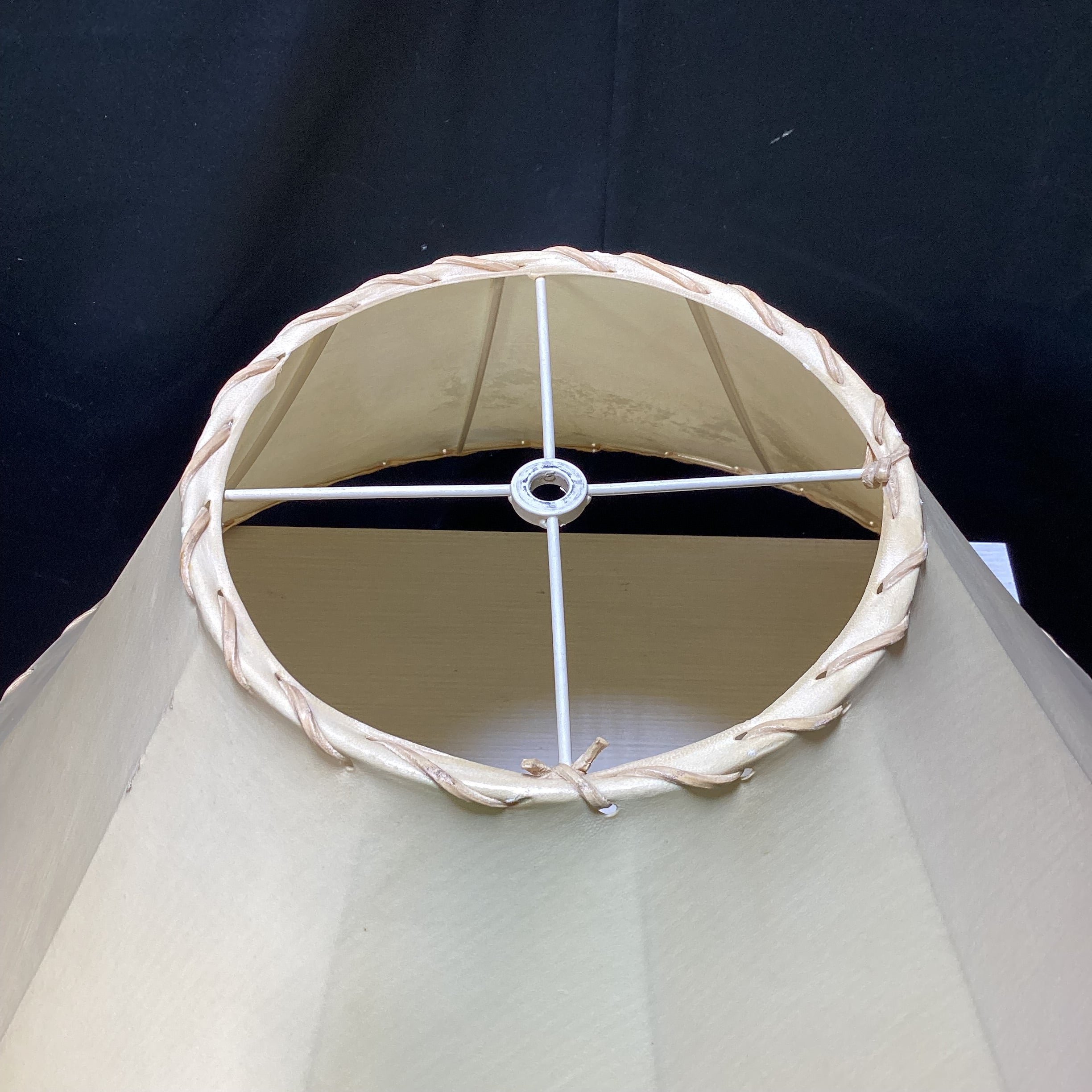 Raw Hide Rustic Lamp Shade (2) 26" x 16.5"