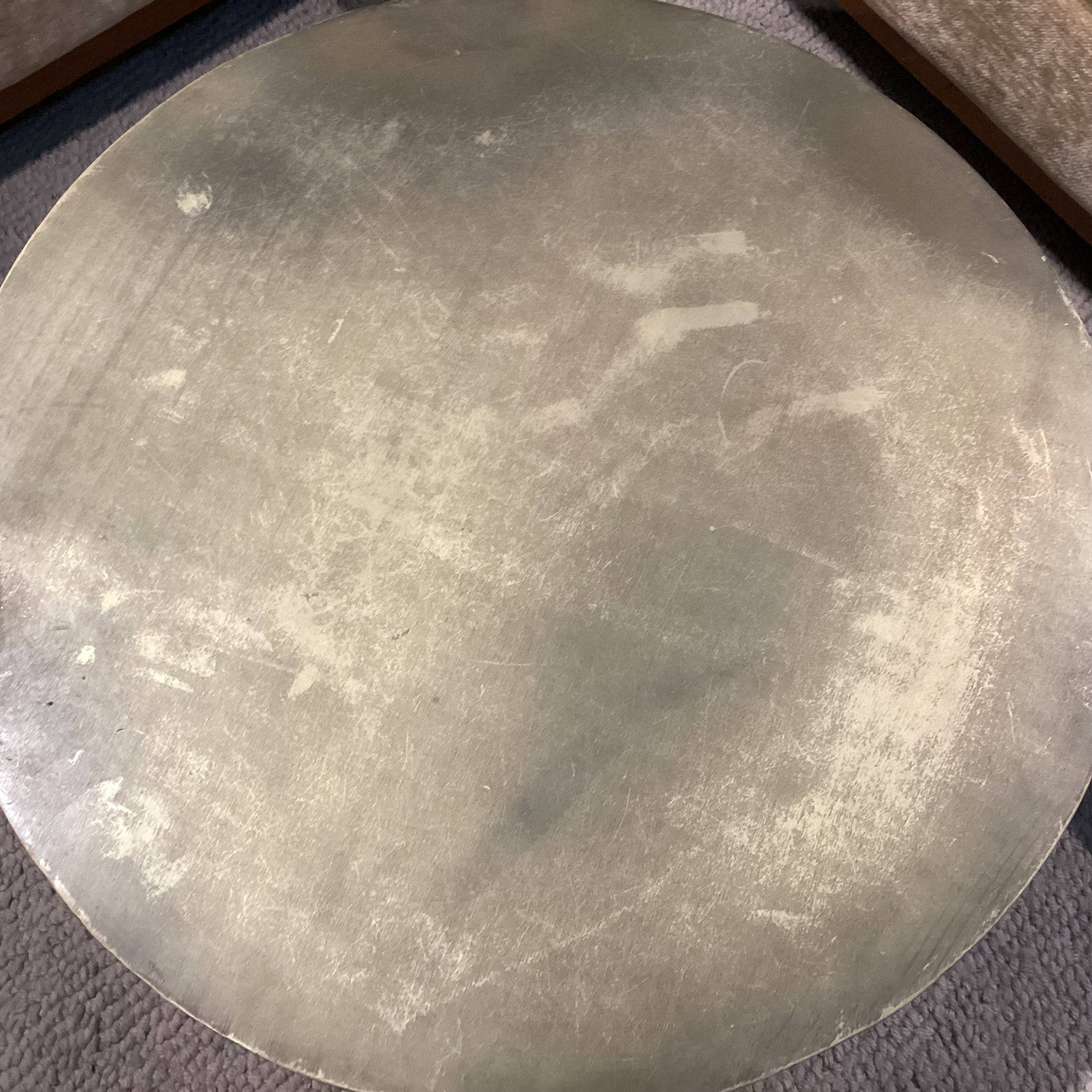 Four Hands Cameron Ombre Gold & Iron Bunching Accent Table 25" Diameter x 16.5"