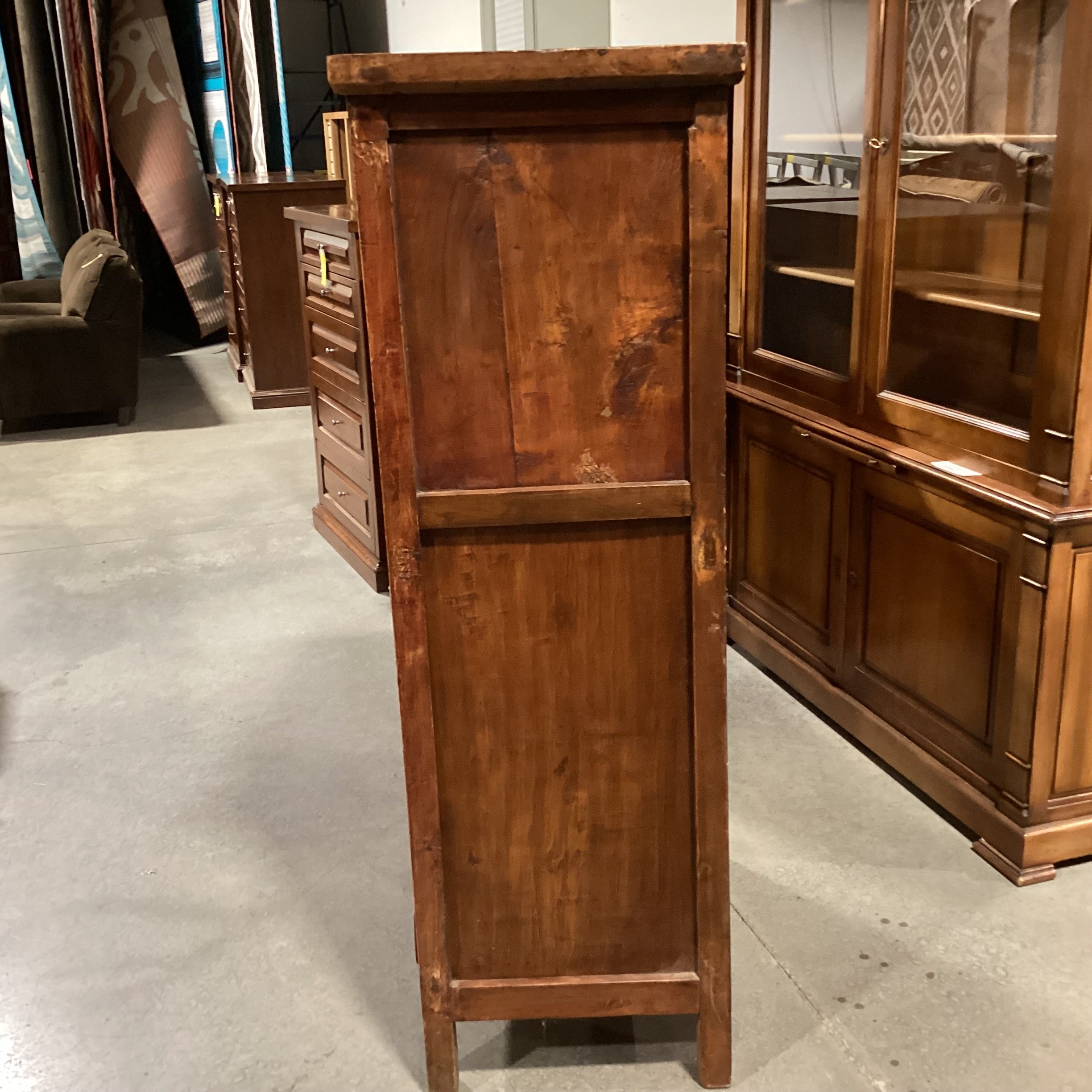 Asian Red Tone Finish Solid Wood 42 Drawer Apothecary Chest 33.5"x 20.5"x 62"