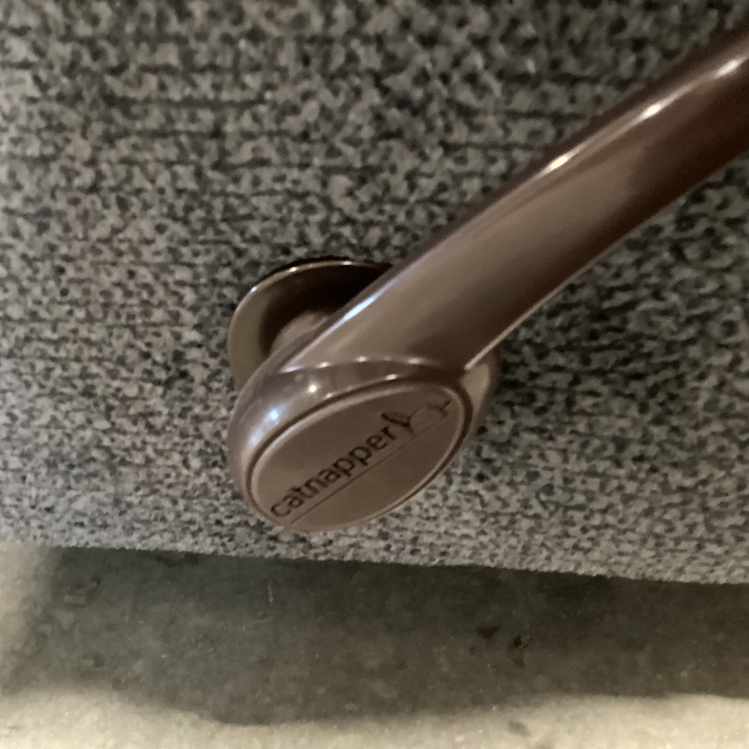 Catnapper Slate Chenille Woven Rock Swivel Recliner Chair 43"x 43"x 42"