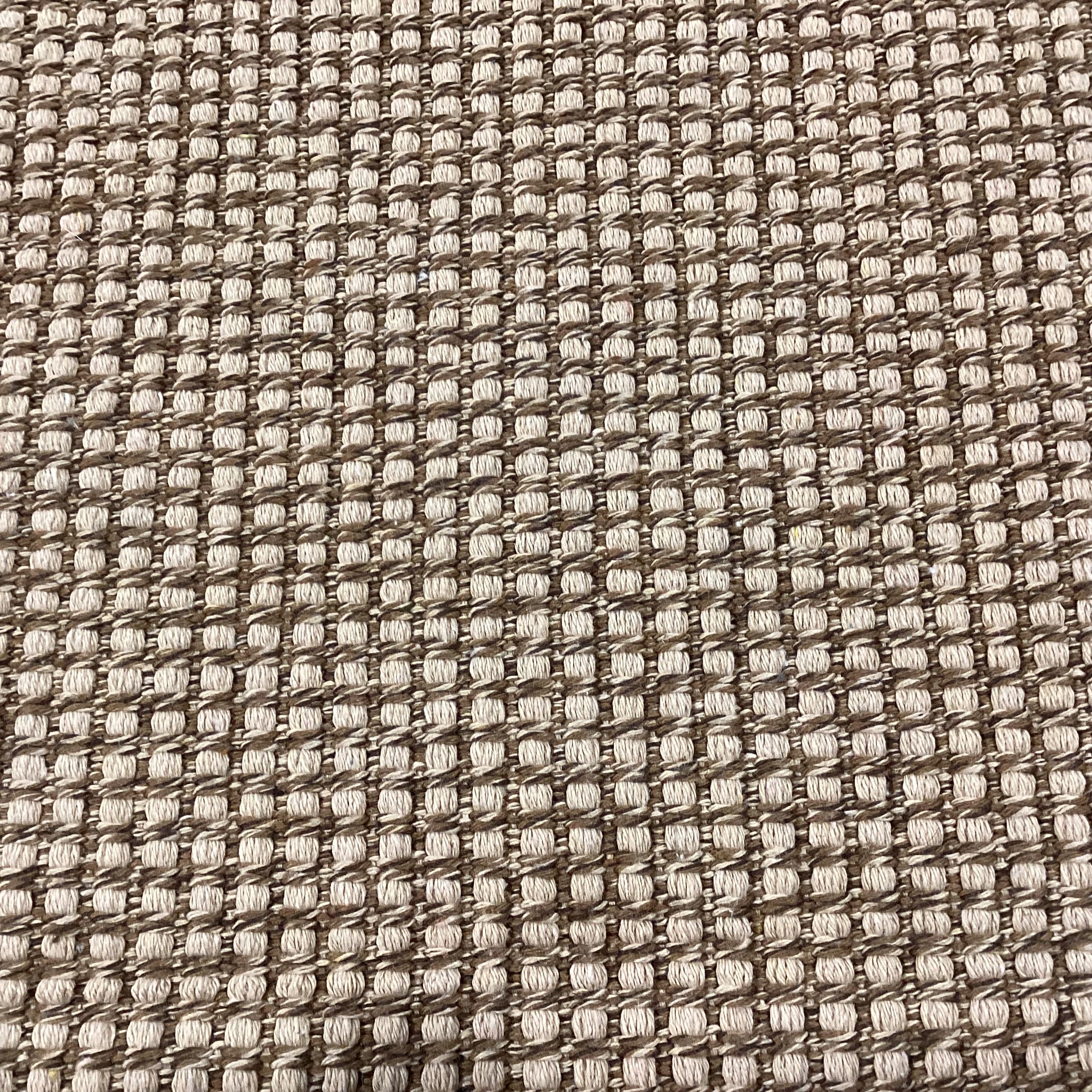 Tan Cotton Poly & Viscose Woven Runner Rug 3'x 17'7"