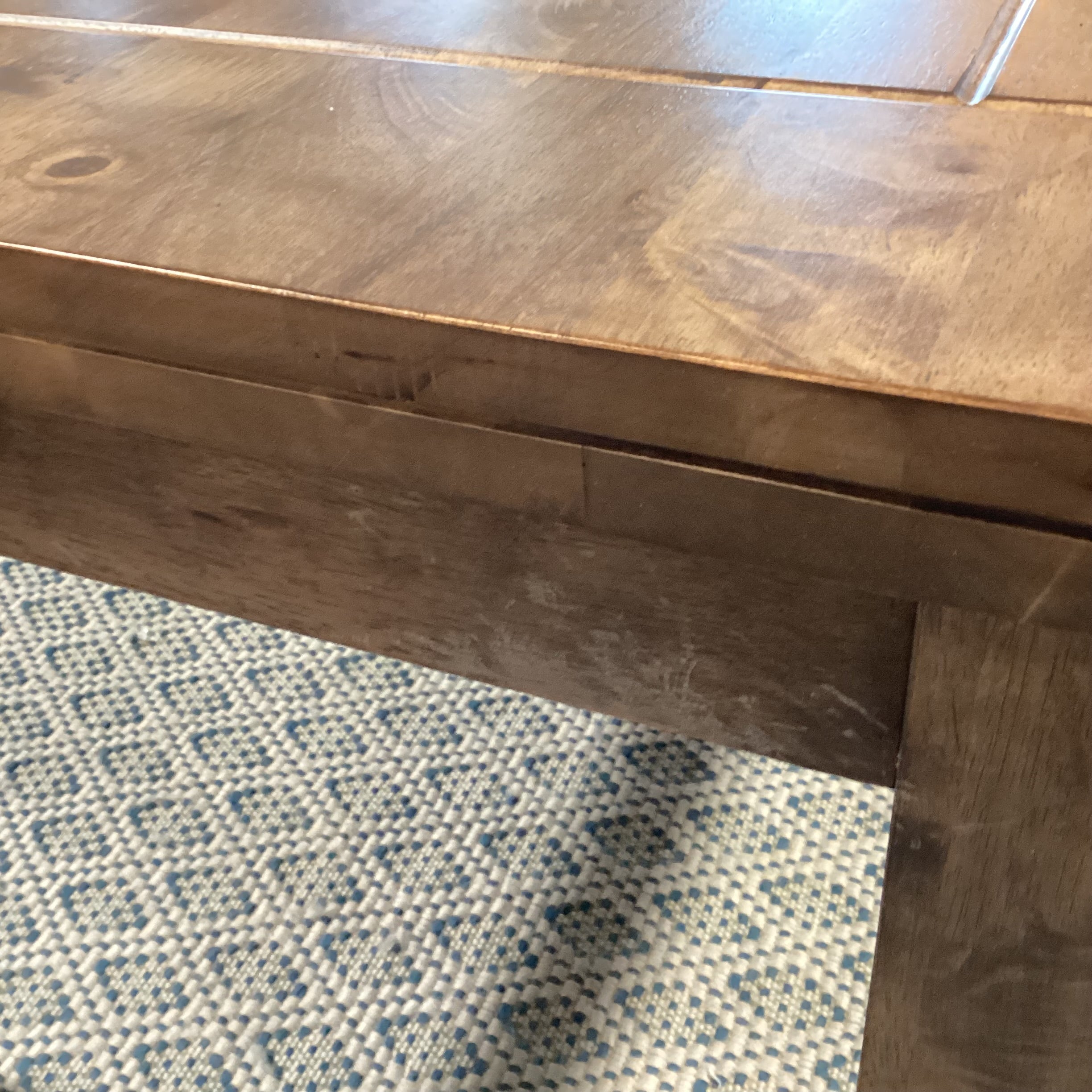 Coaster Fine Furniture Wood & Veneer Dining Table 71"x 35"x 30"