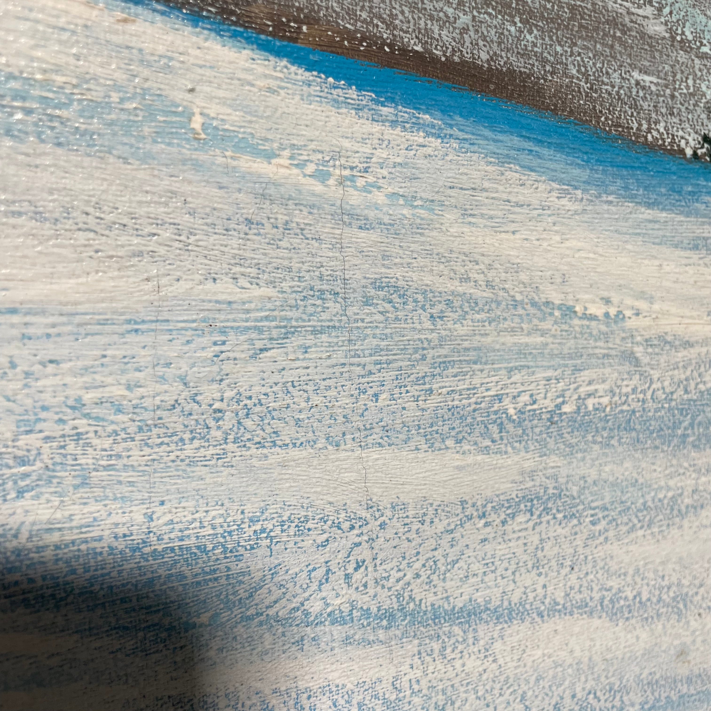 Gary Emrich Signed/Dated Original Native American On Horse Painting 48" x 72"