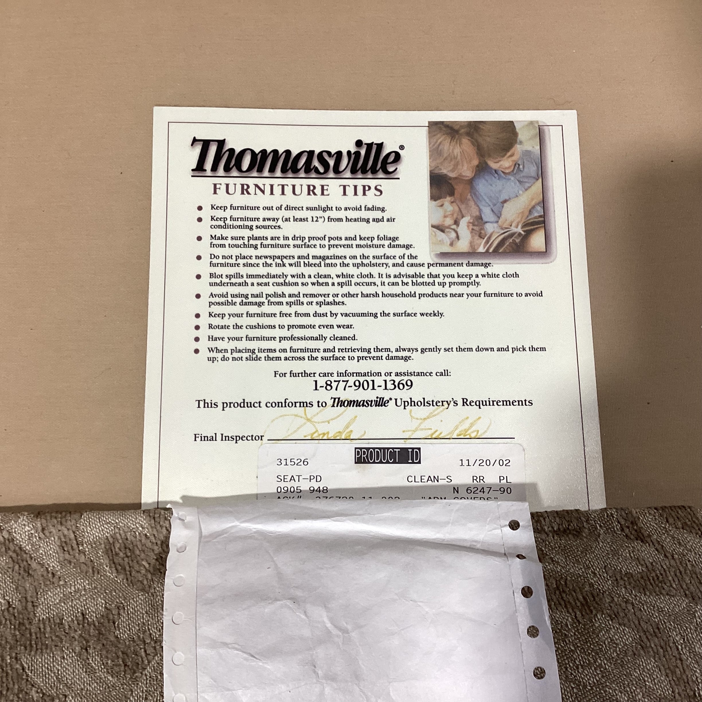 Thomasville Gold & Beige Raised Chenille Floral Woven Down Mix Sofa 87"x 44"x 36"