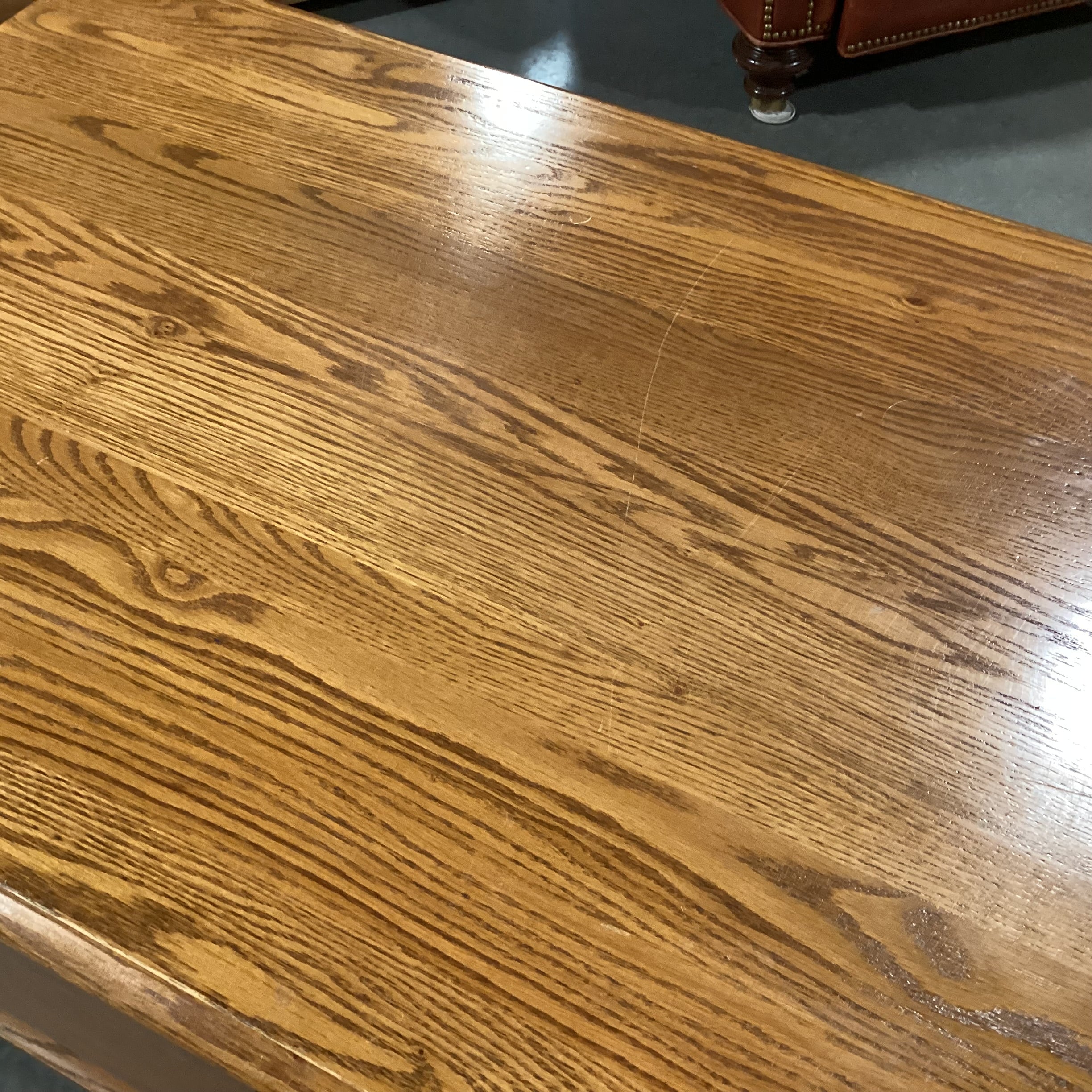 Pennsylvania House Finished Oak 2 Drawer Coffee Table