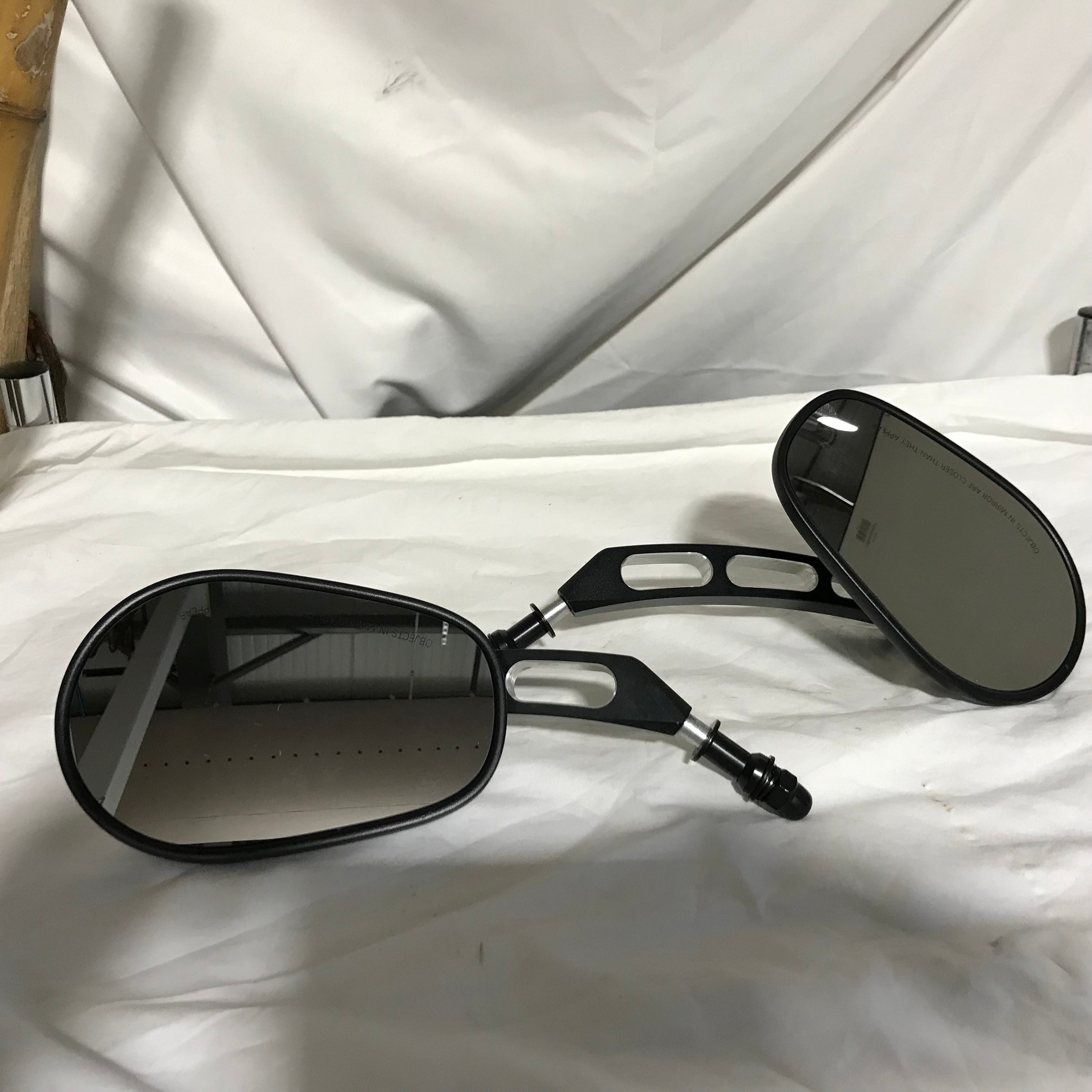 Rear-View Mirrors Black 9" NEW Long