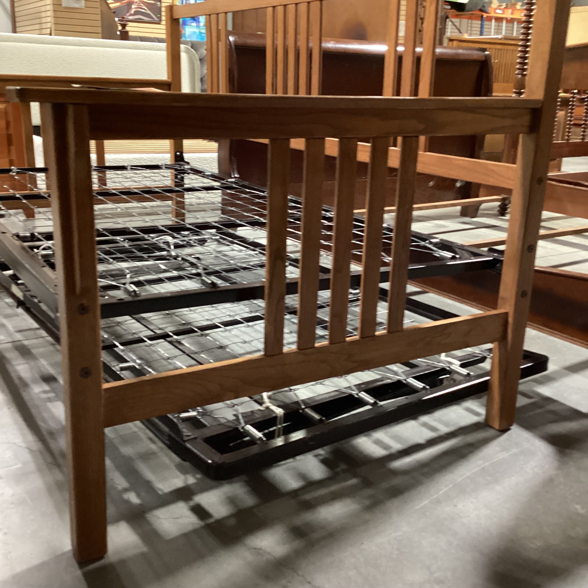 Twin Over Twin Solid Wood Day Bed 83"x 41" to 80" x 42.5"