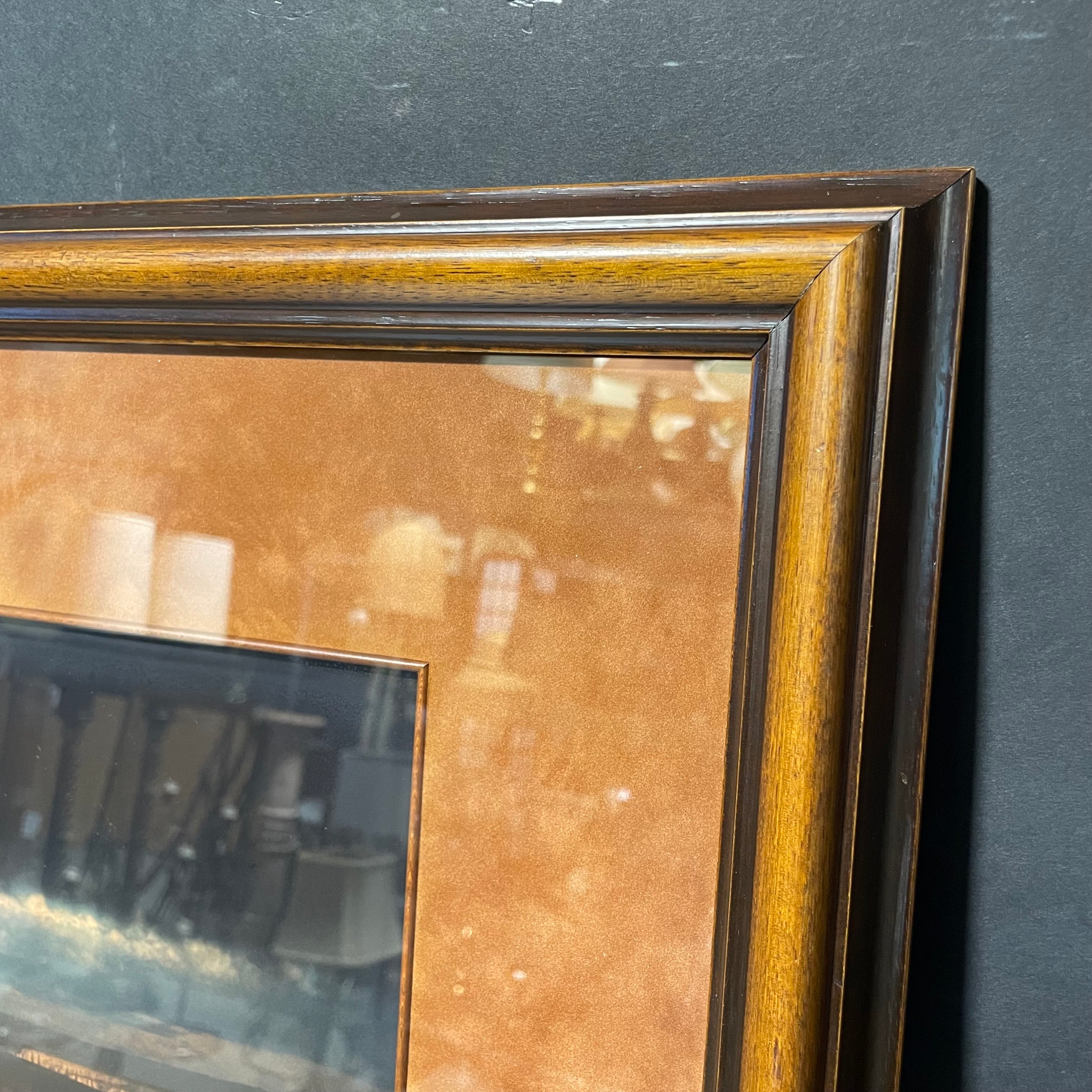 Crabtree Art "Valley Of The Pharaohs" Photograph Matted In A Wooden Frame 24 1/2" x 32"