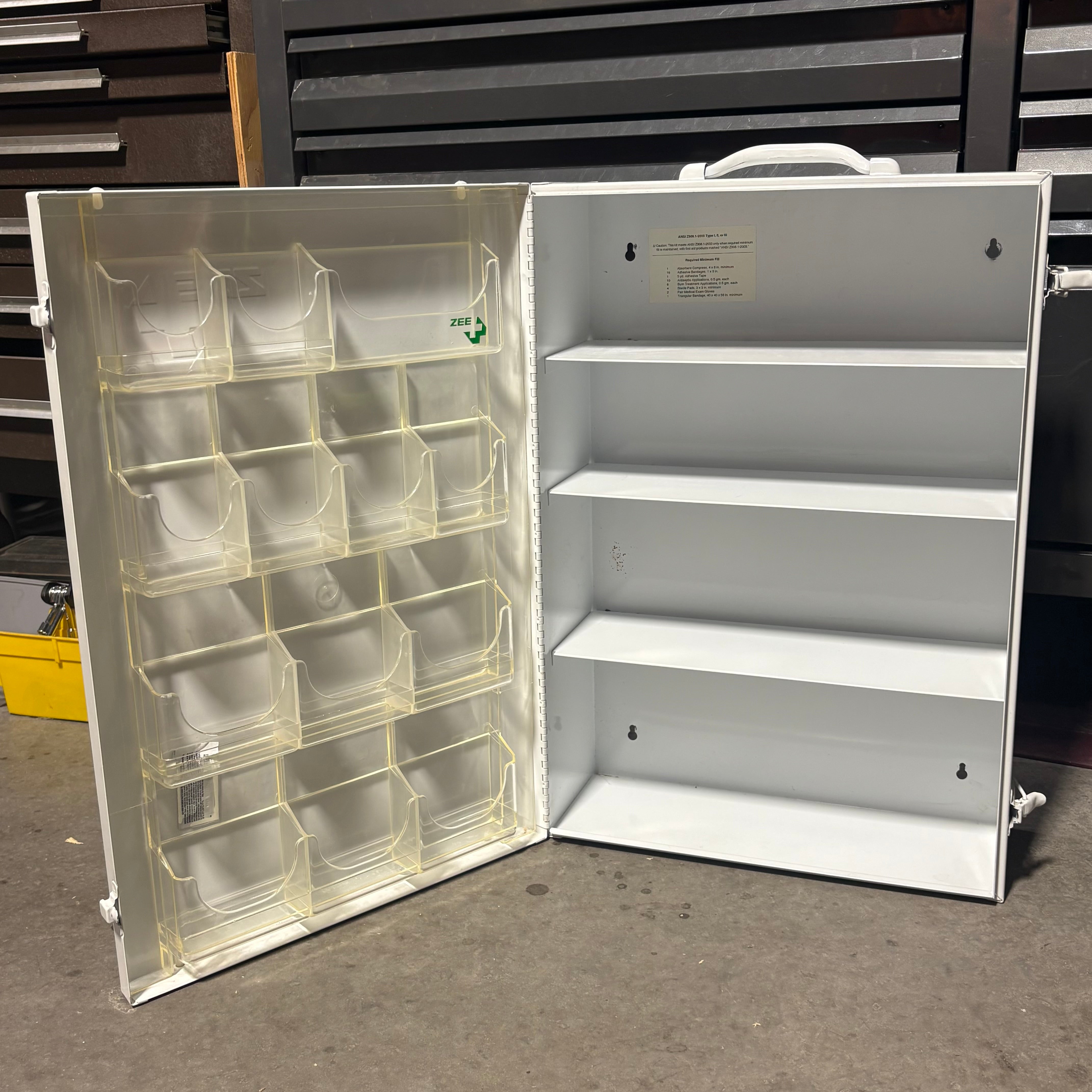 Zee Vintage Large 22" First Aid Metal Cabinet
