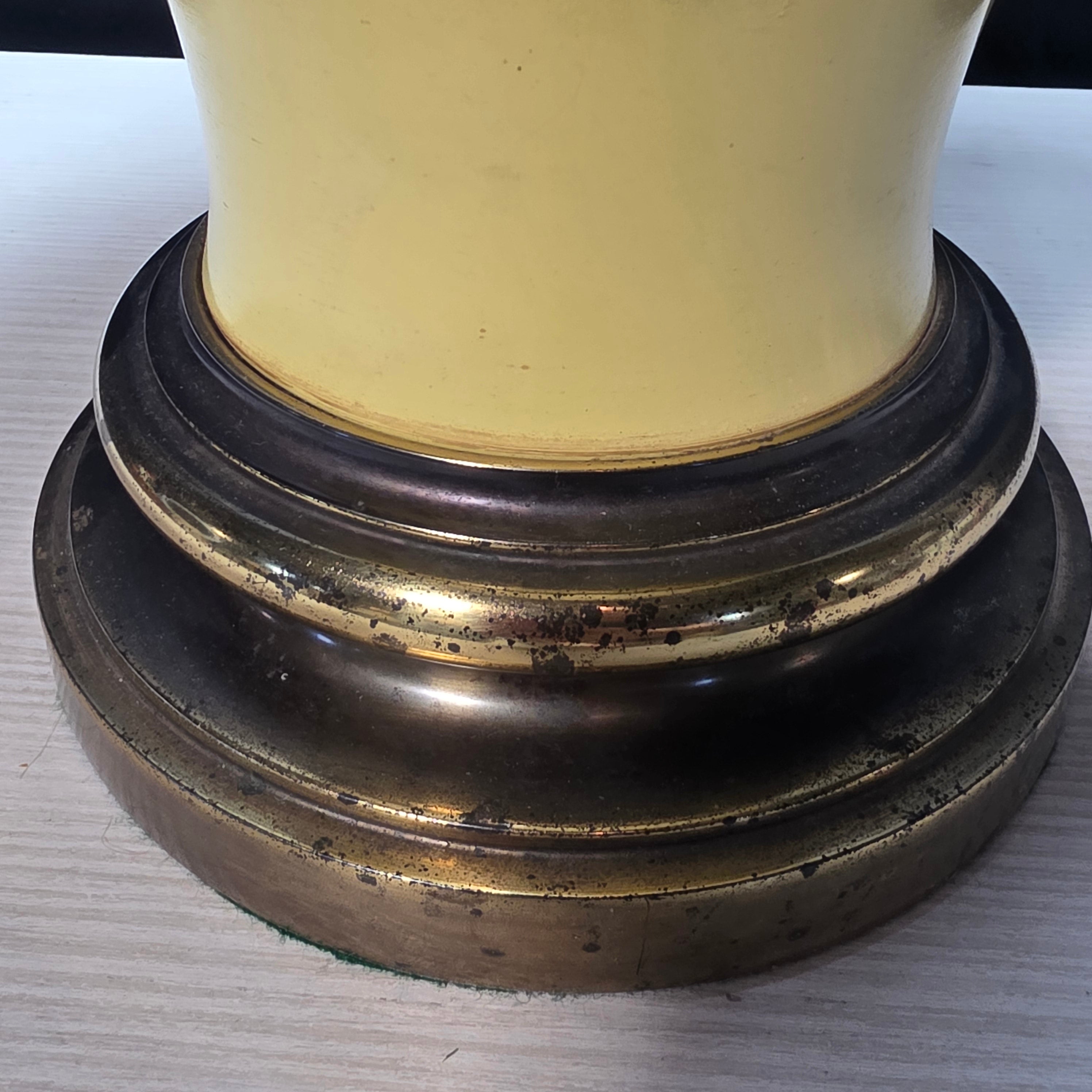Vintage Original Stiffel Table Lamp Solid Brass 16.5"Dx34"