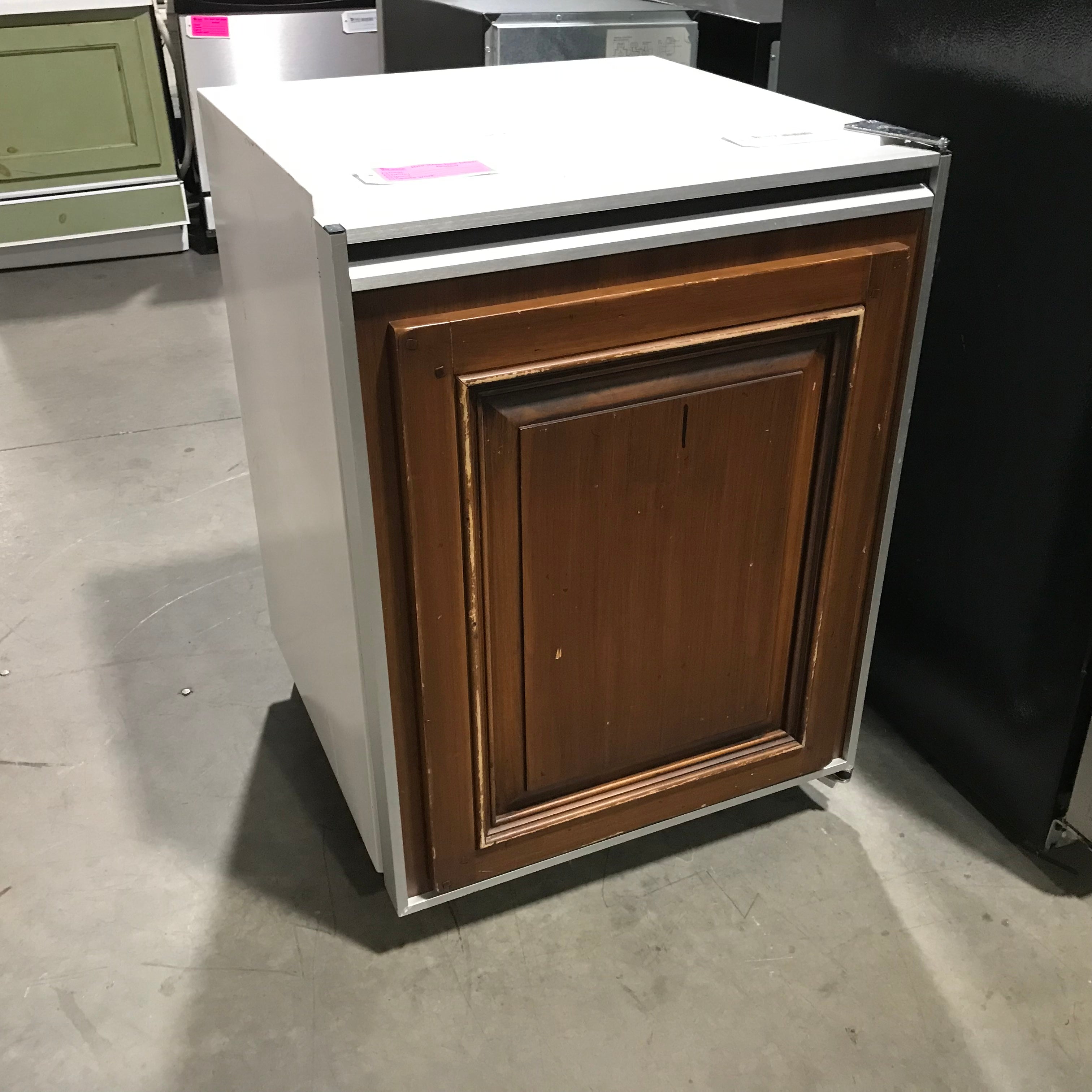 Sub-Zero Wood Paneled Door Under-The-Counter Refrigerator 24"x 24"x 34"