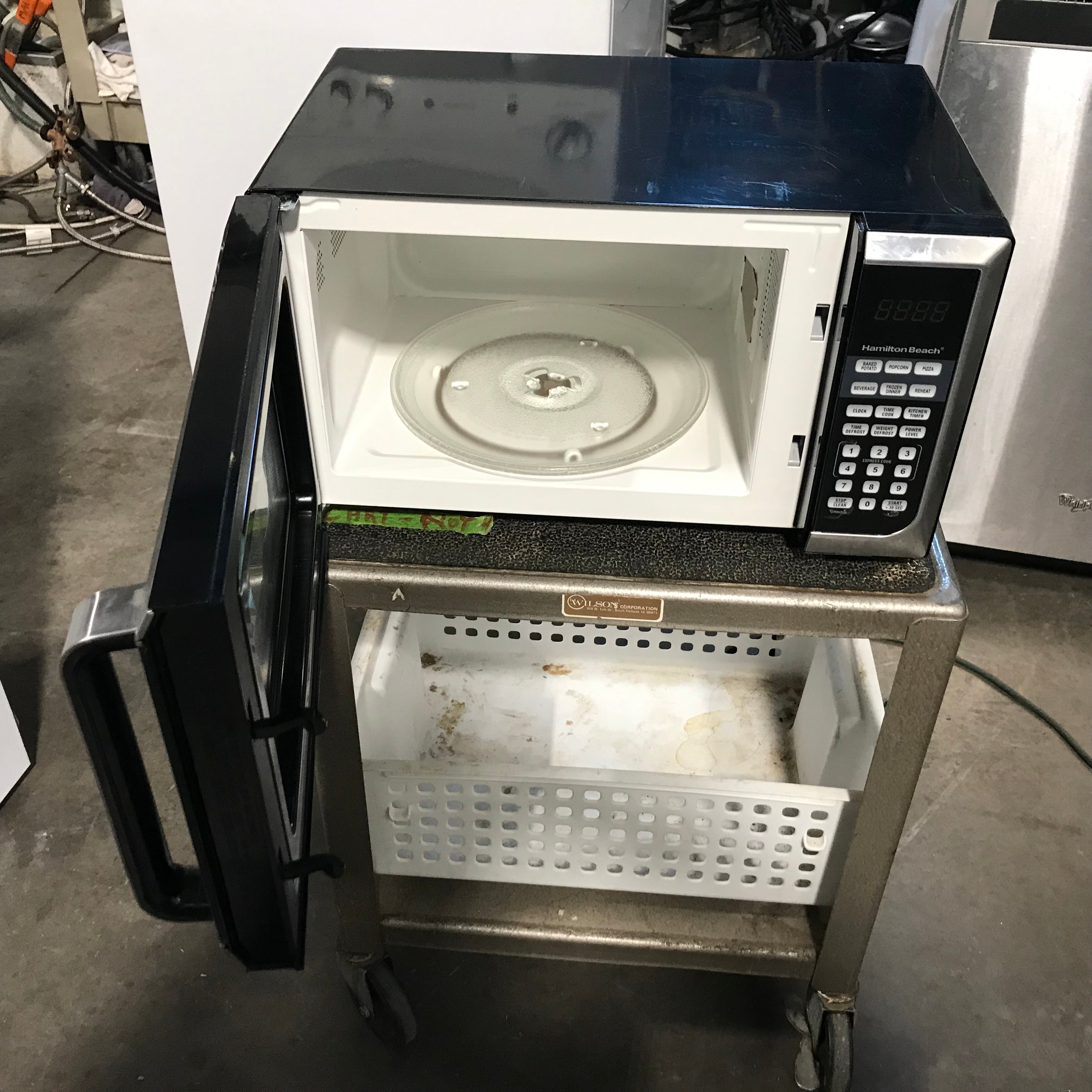 Hamilton Beach Stainless Steel Counter-Top Microwave 19"x 14"x 11"
