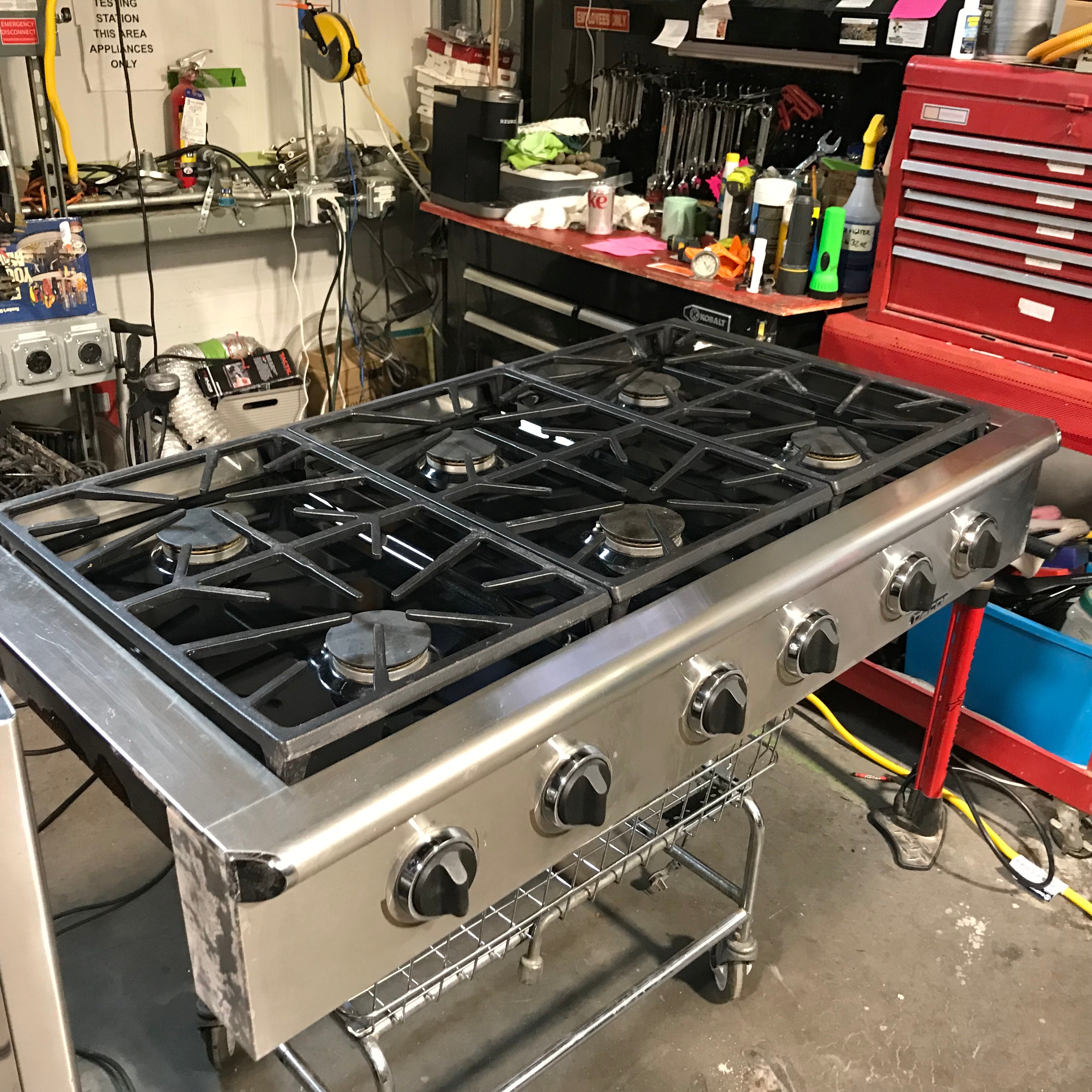 Dacor 48" Stainless Steel 6 Burner Cooktop 48"x 26.5"x 8"