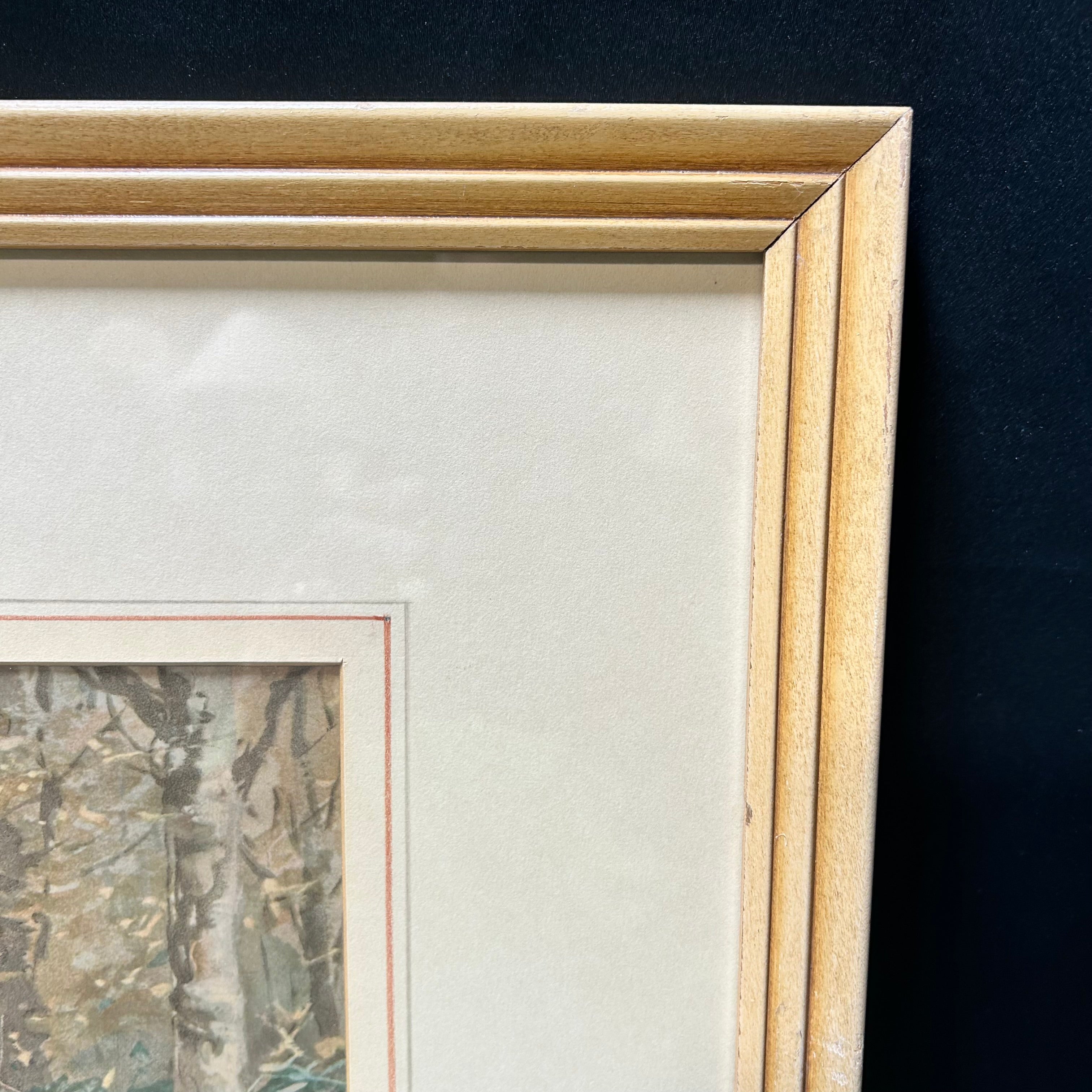 Arthur Burdett (1851-1928) Chromolithograph,Autumn Grouse Shooting 28.5"x 23.5"