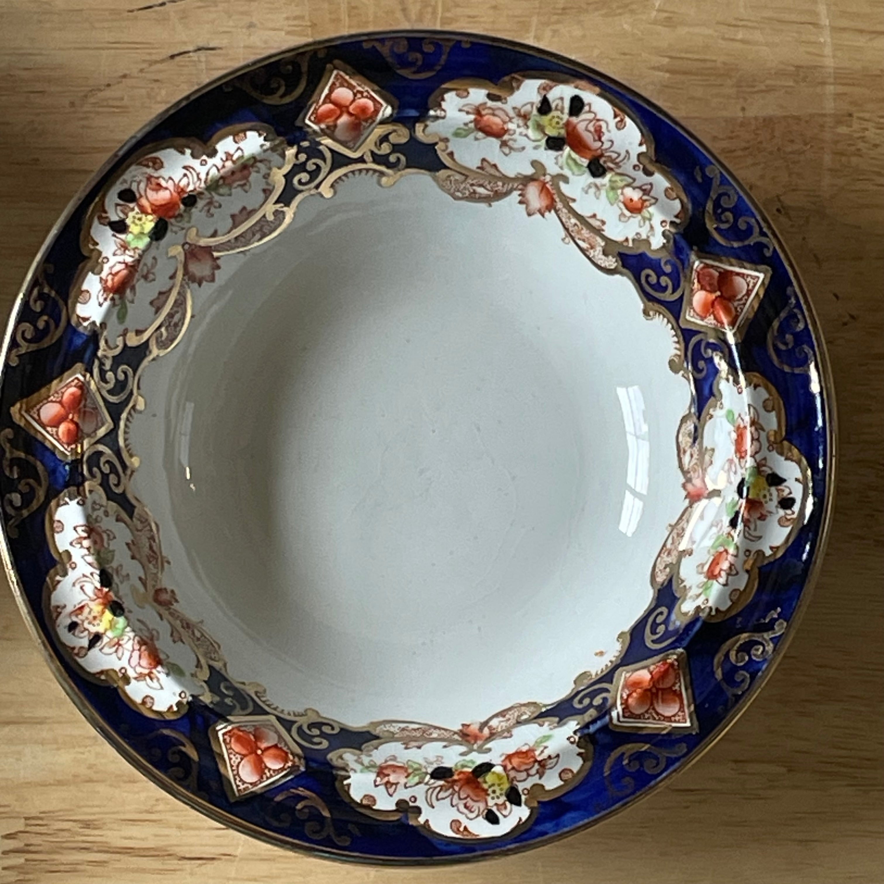 Set of 11 Pieces Antique "Ontario" Coronation Ware China 6.25" Bowls, Made in England