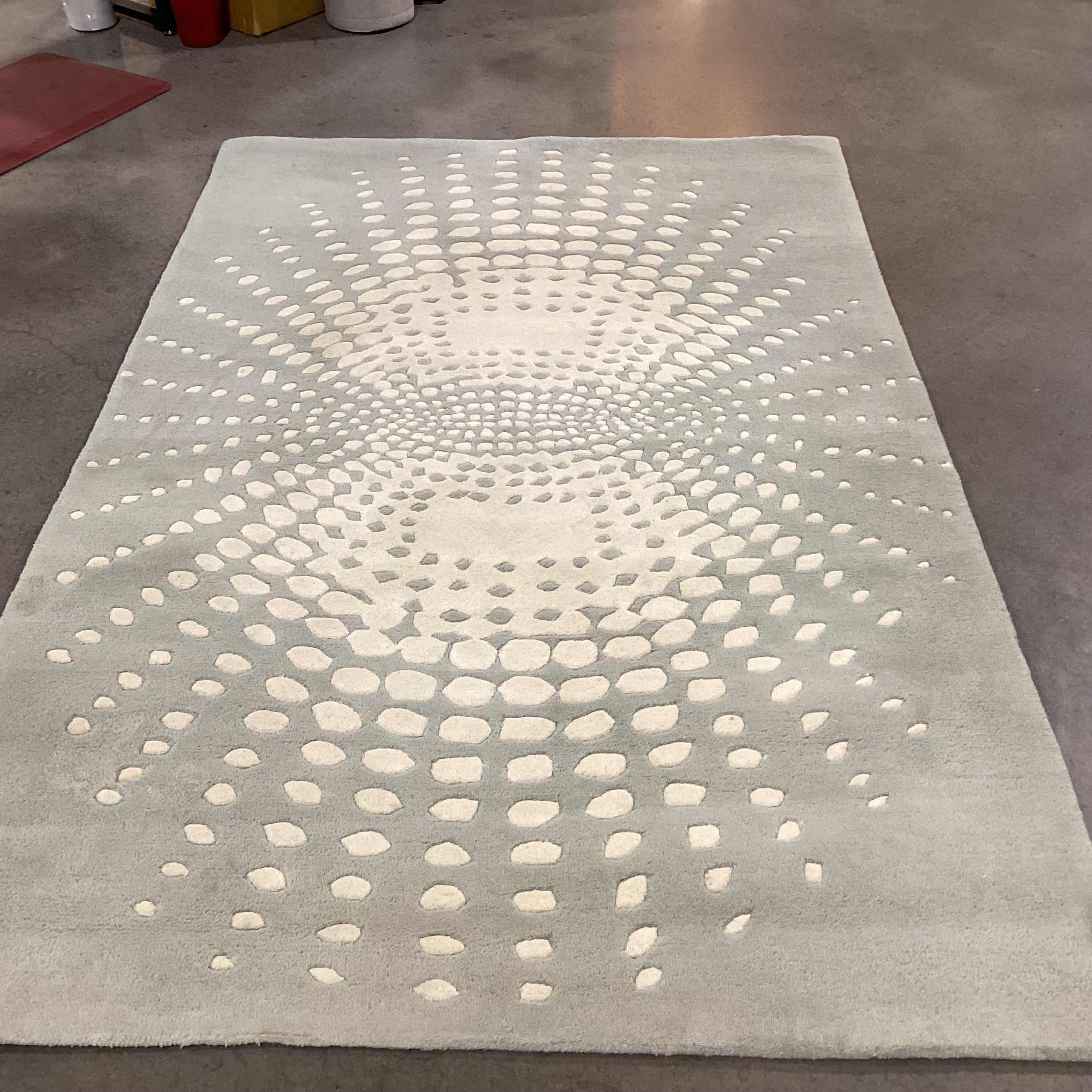 Safavieh Soho Blue Ivory Wool Rug 5'x 8'