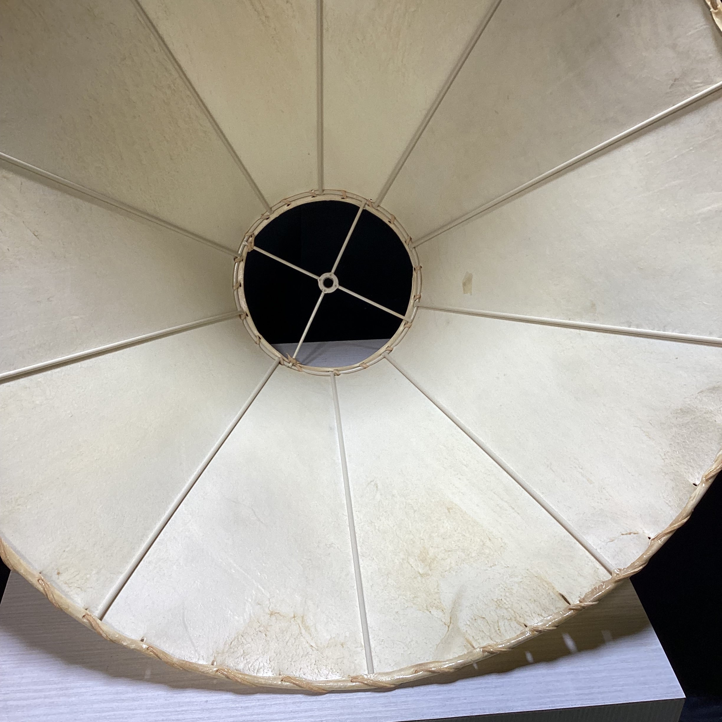 Raw Hide Rustic Lamp Shade (2) 26" x 16.5"