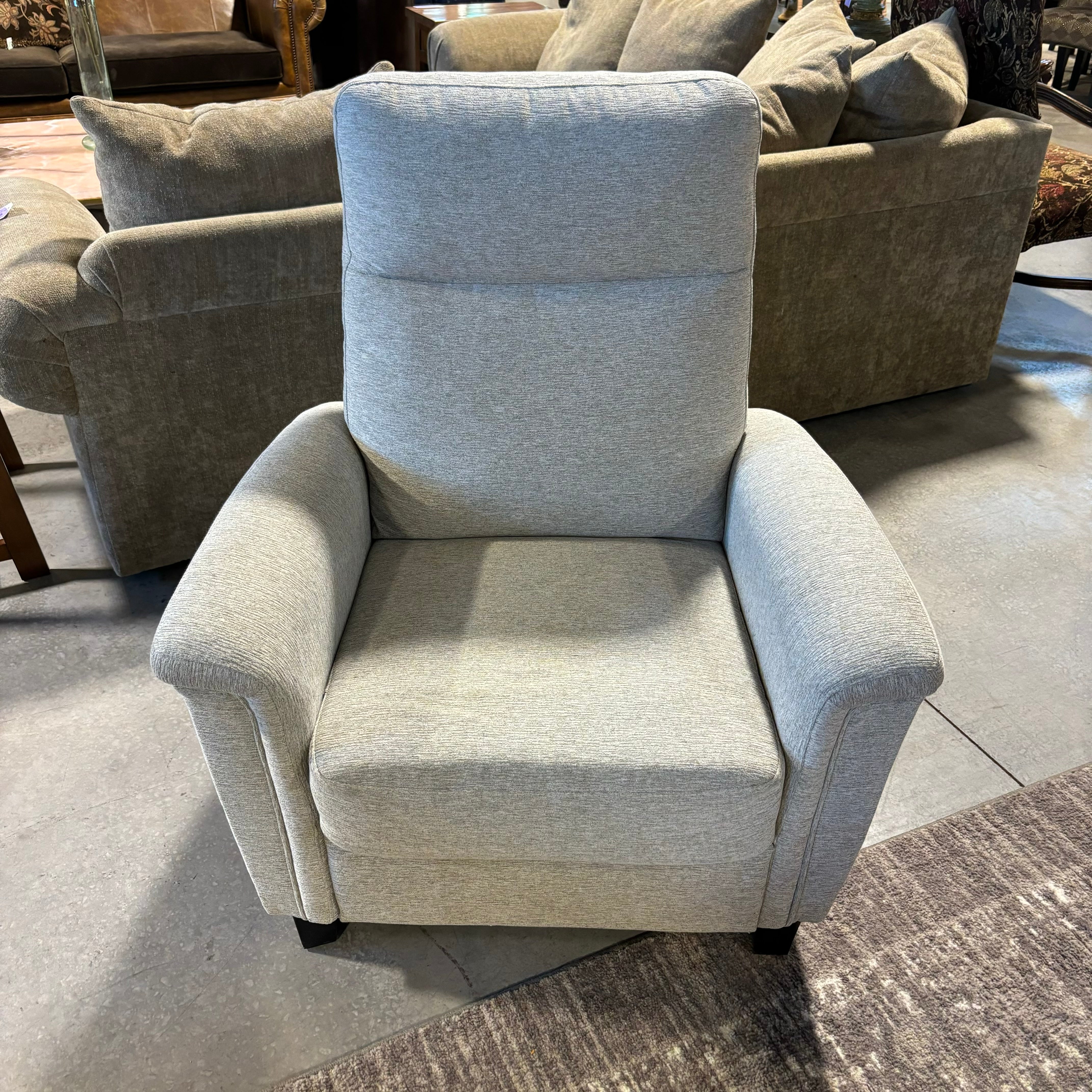 Heather Grey Recliner Chair 36"x 36" to 62"x 41"