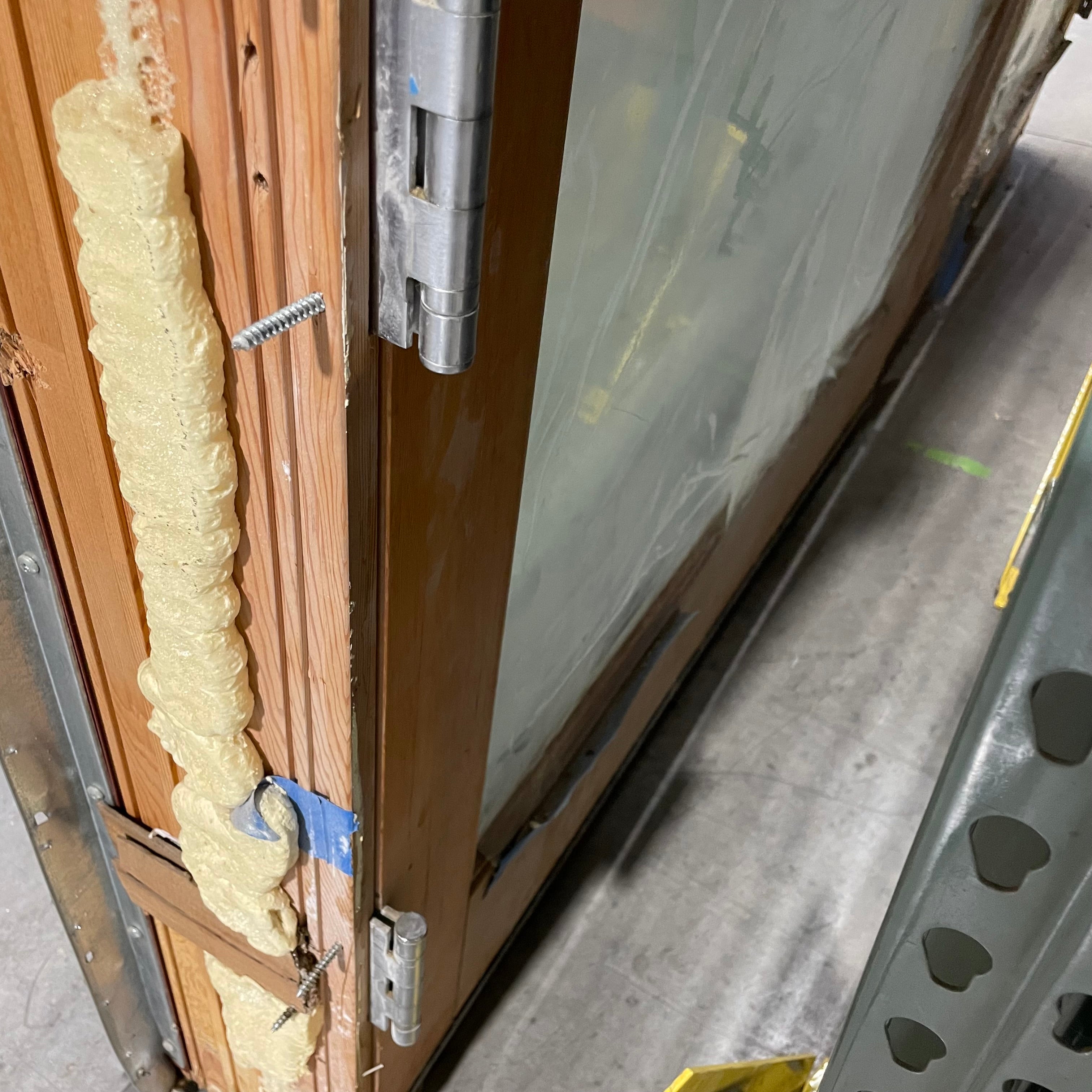 87"x 93"x 6.75" Rough Opening  Cranberry Metal Clad French Doors with Jamb