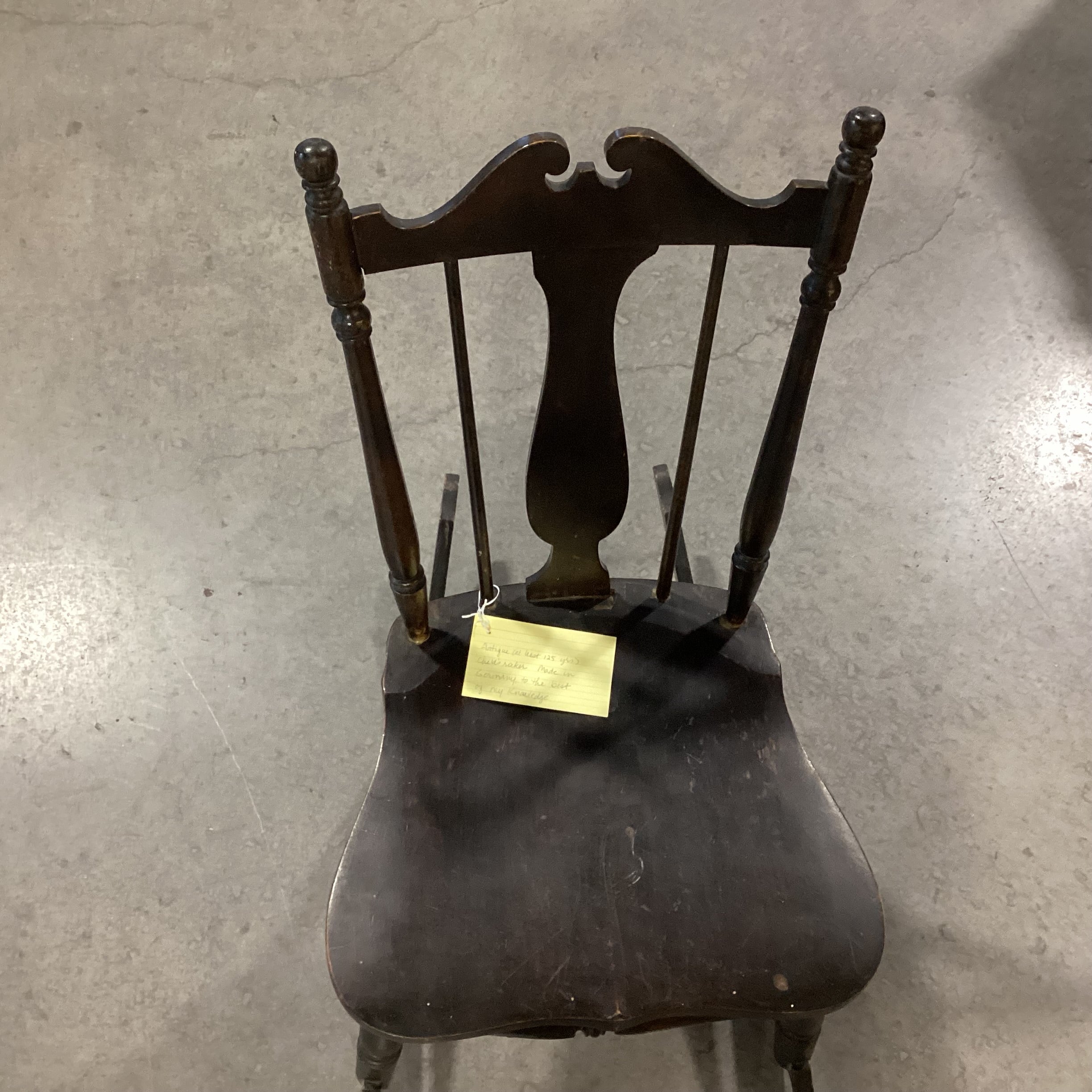 Antique Made In Germany Child Rocking Chair 17"x 28"x 31"