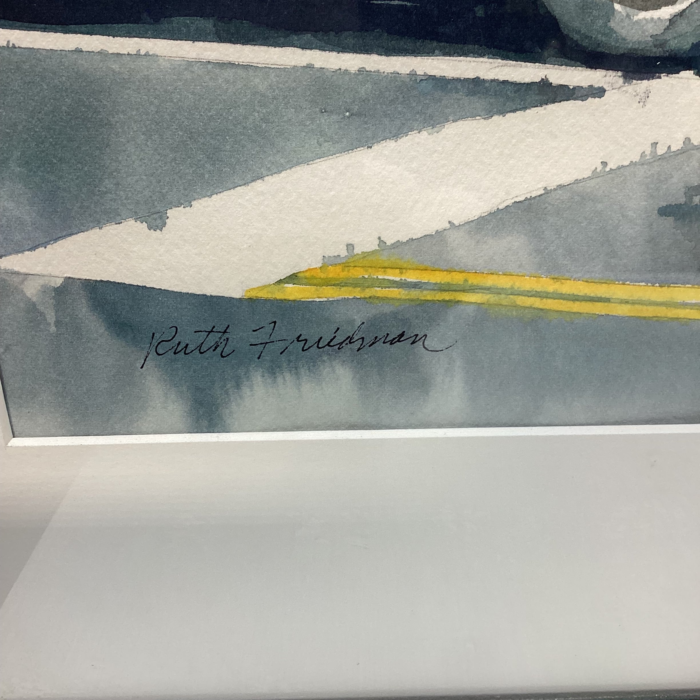 Ruth Friedman Signed Watercolor Original 24" x 35"