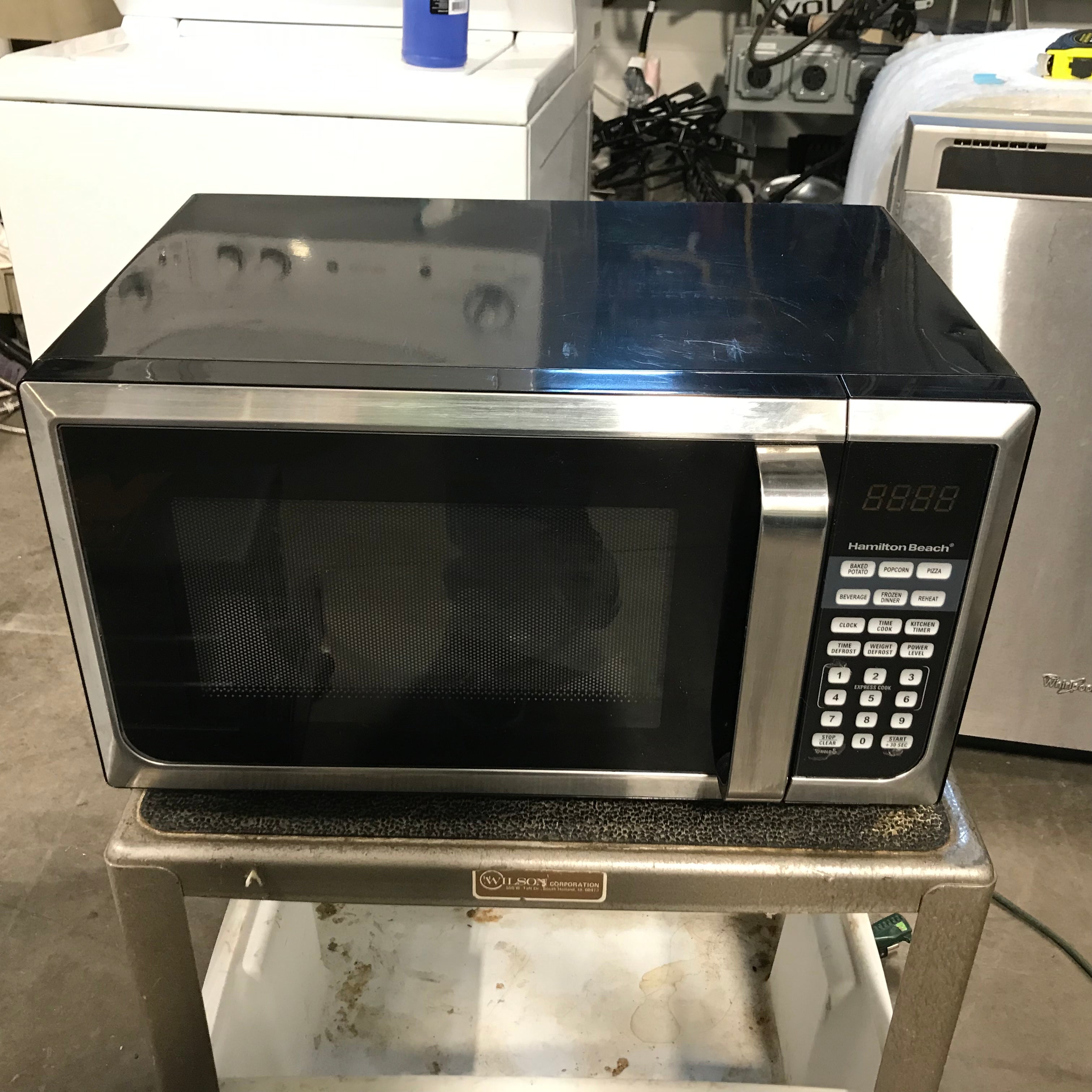 Hamilton Beach Stainless Steel Counter-Top Microwave 19"x 14"x 11"