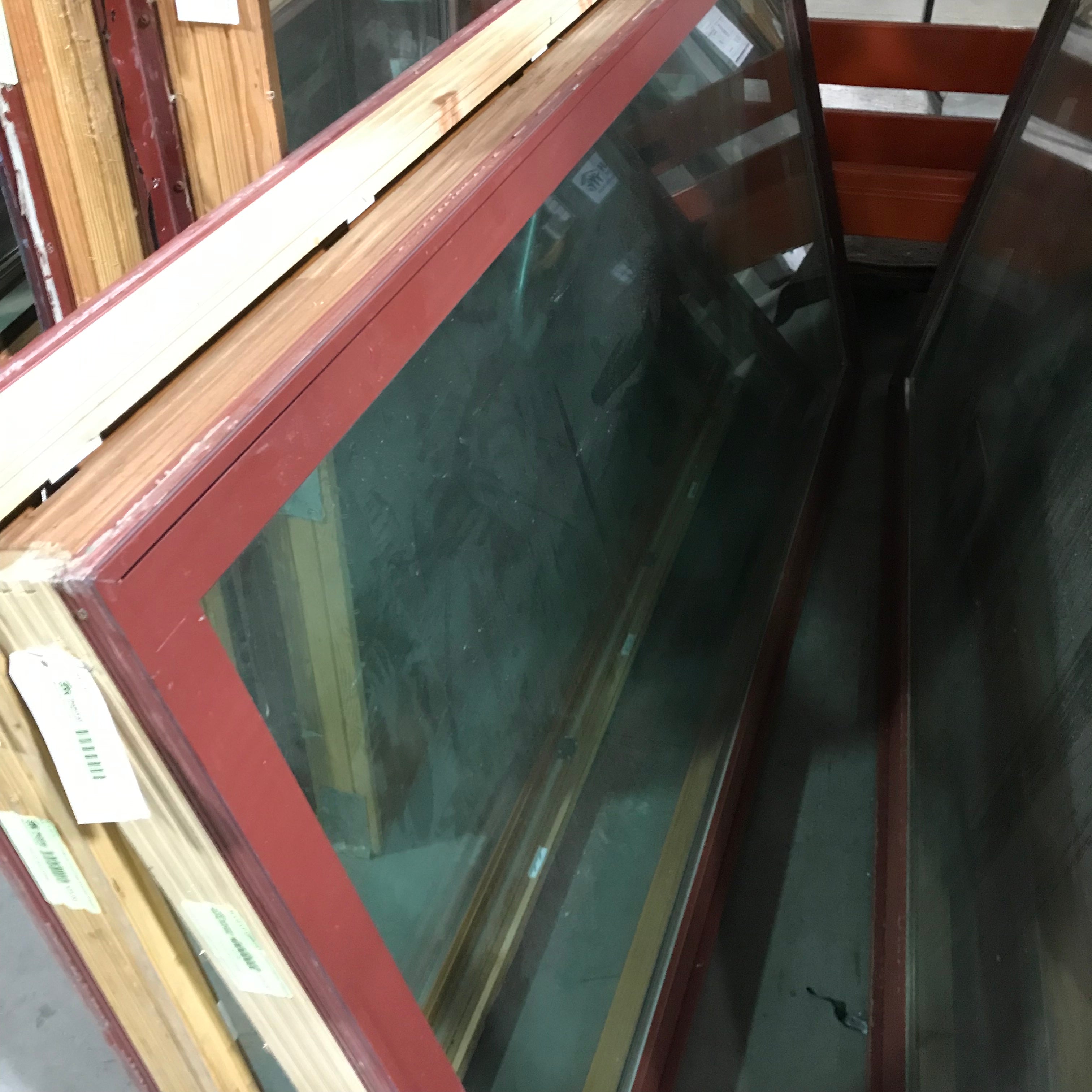 84"x 42"x 4" Cranberry Fixed Pane Exterior Window