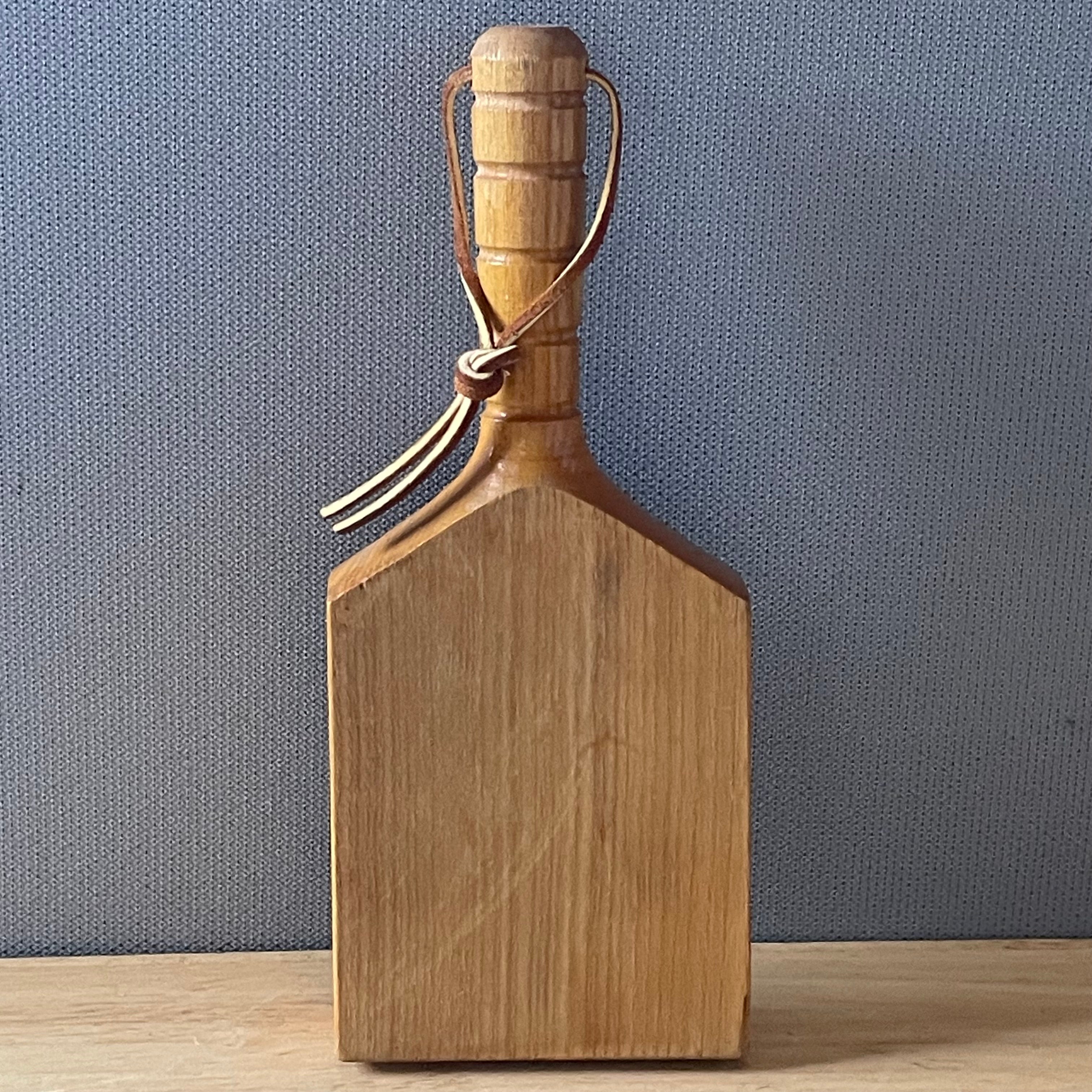 Antique 1930's G.Rushbrooke (Smithfield)Ltd Wood Butcher's Fat Beater, 4"x 1.25"x 9.5"