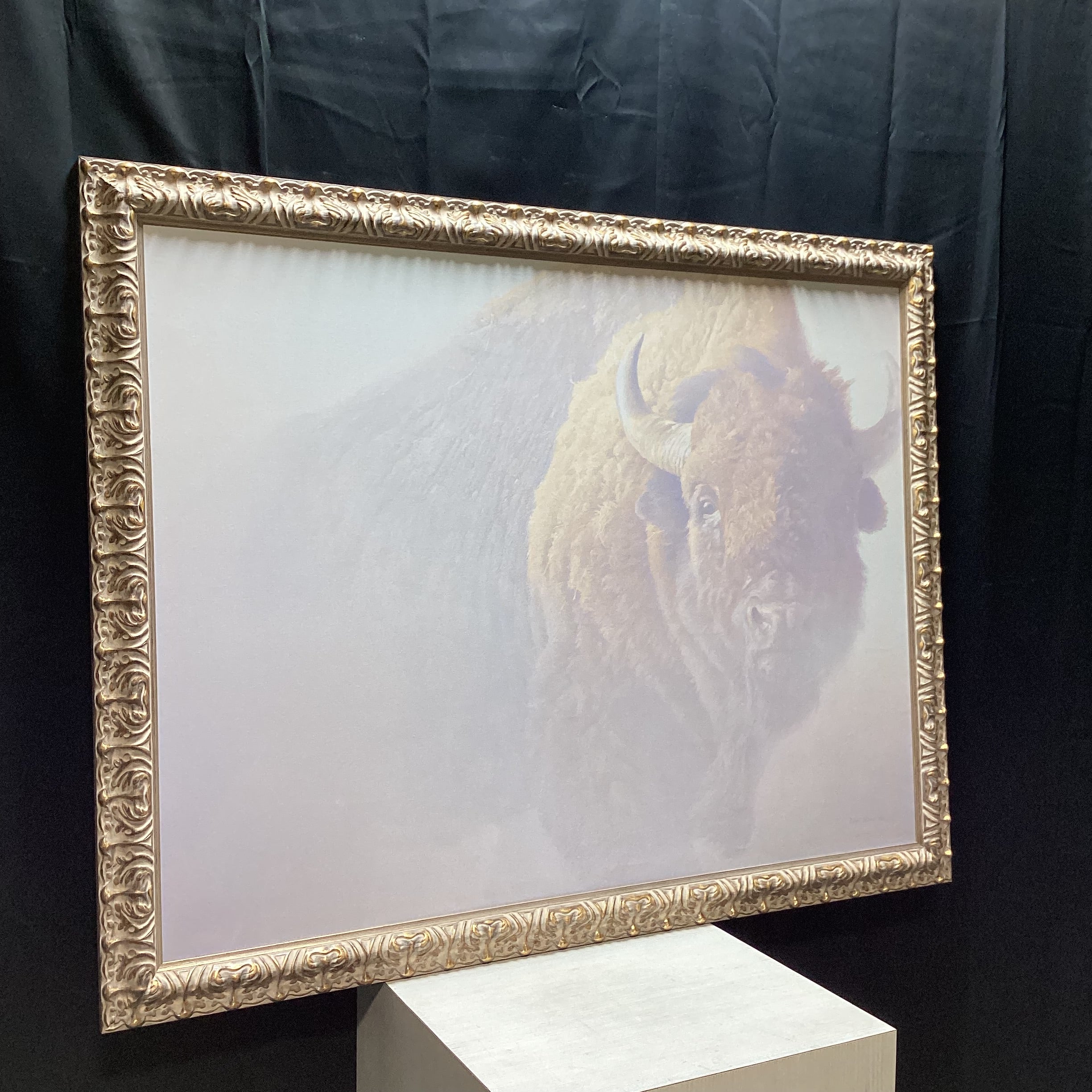 Robert Bateman "Chief Bison" Framed Giclee Print 42.5" x 41"
