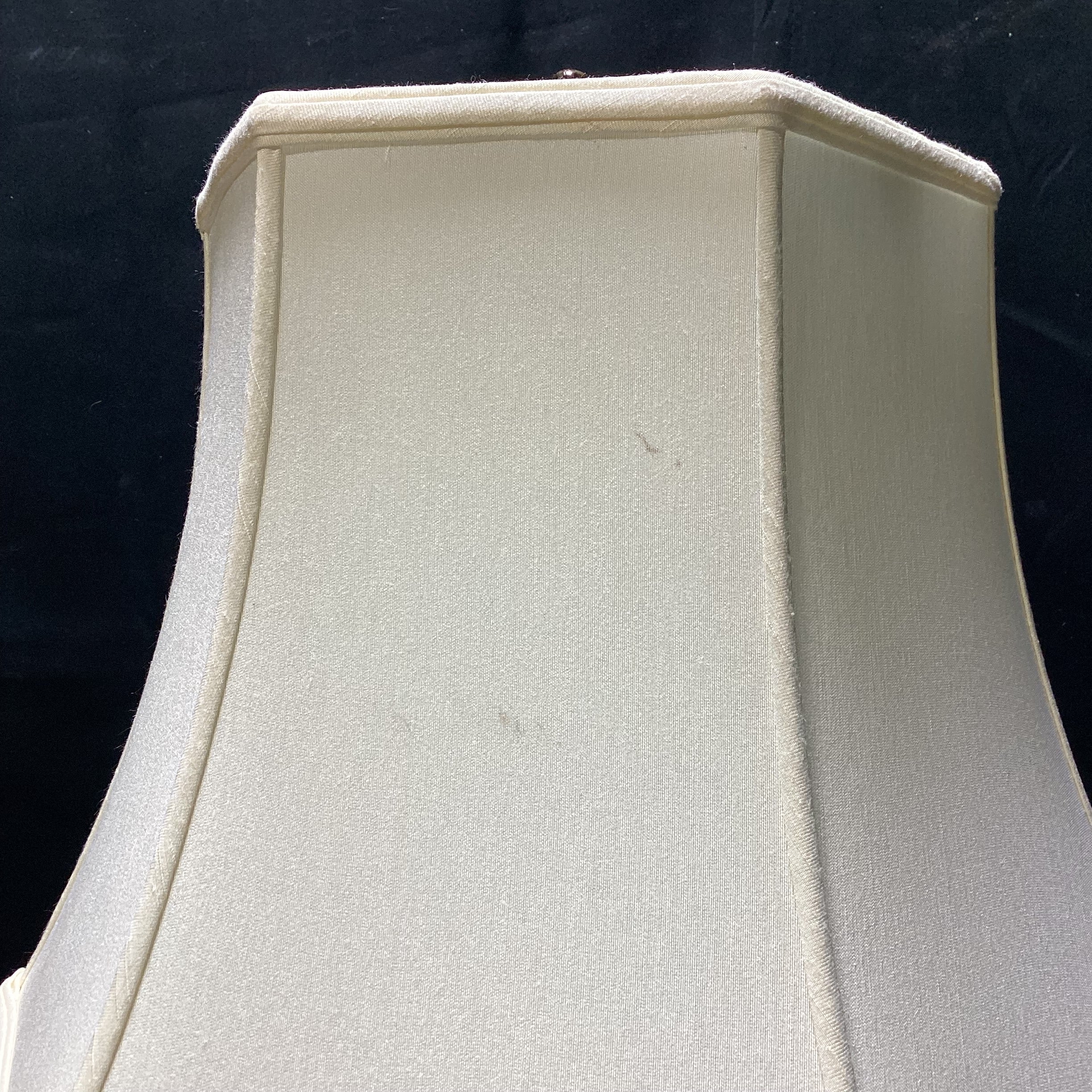 Vintage Style Table Lamp With Ornate Base Details - Shade Included 6.5" x 17" x 32"