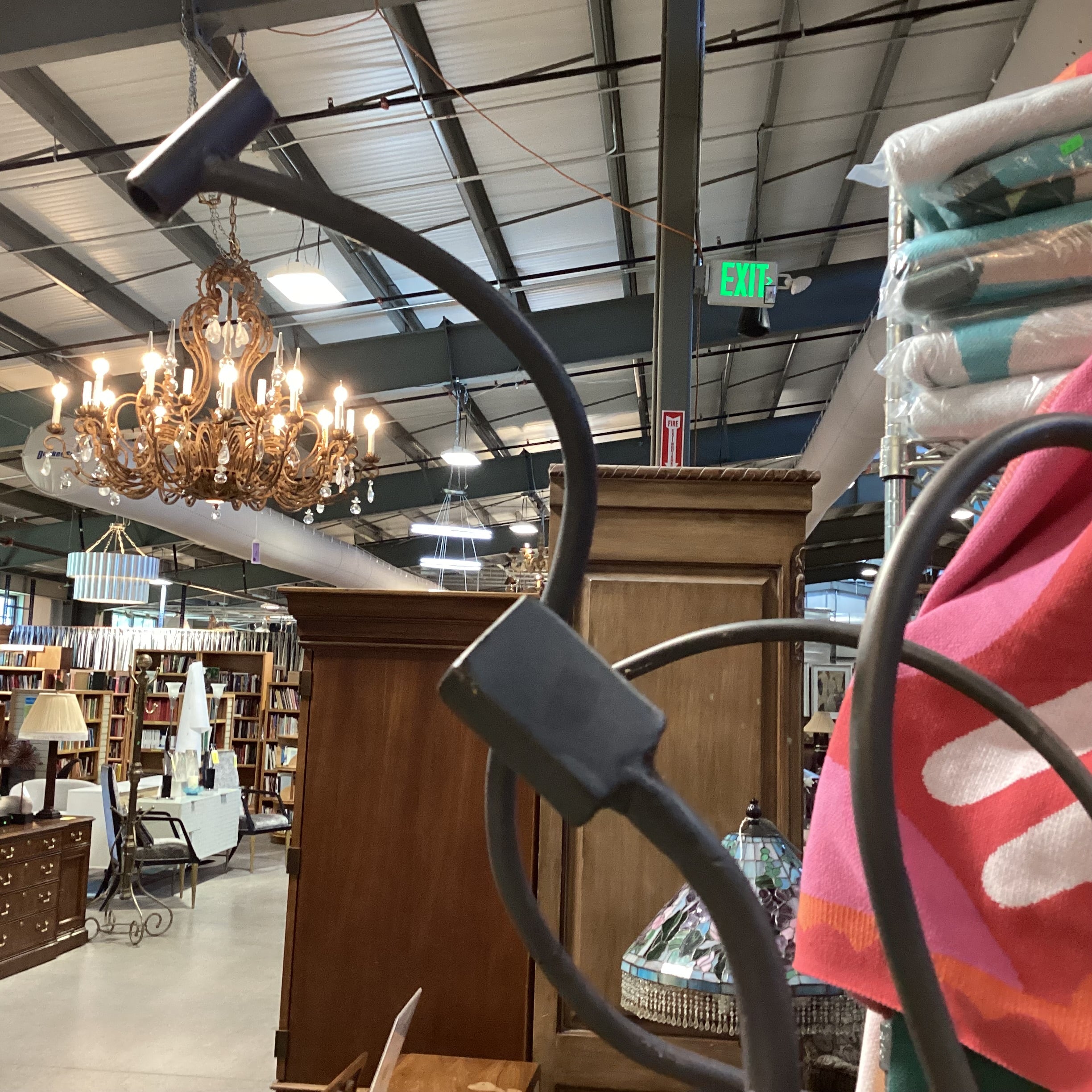 Iron Art Sculpture Coat Rack 43"x 30"x 78"