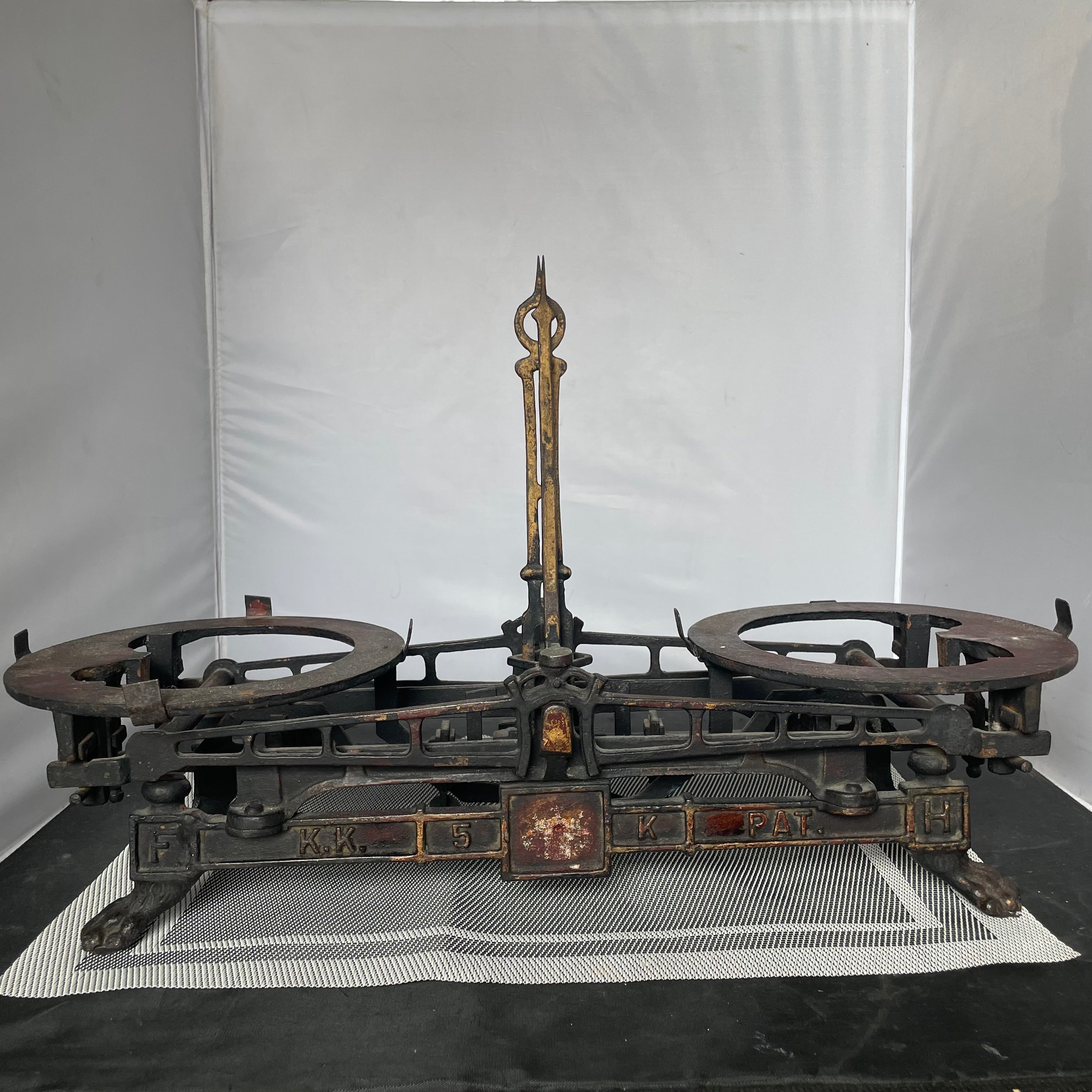 Antique Cast Iron Counter-Balance Mercantile Scales from Early 1900's