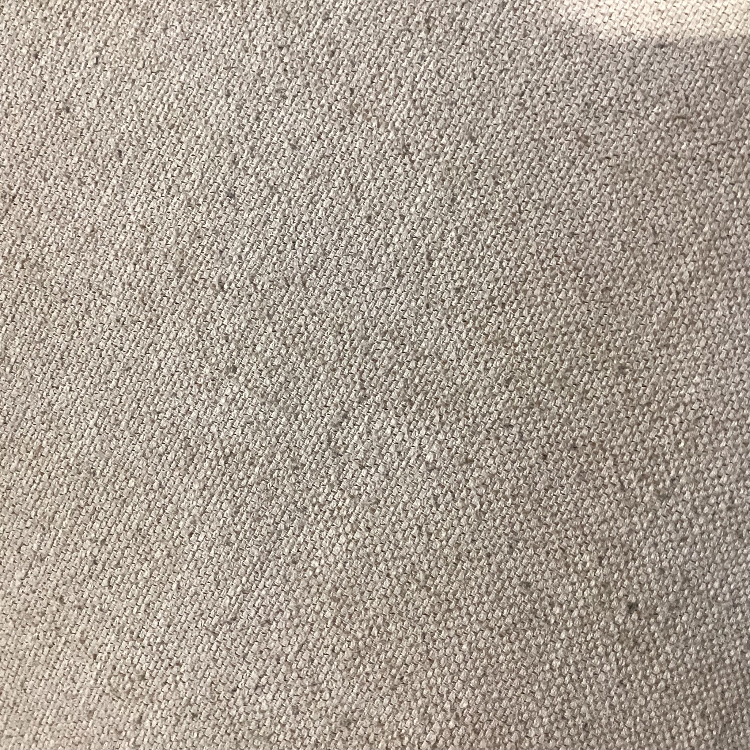 Bernhardt Heathered Beige Woven Nailhead Highback Roll Arm Sofa 92"x 42"x 35"