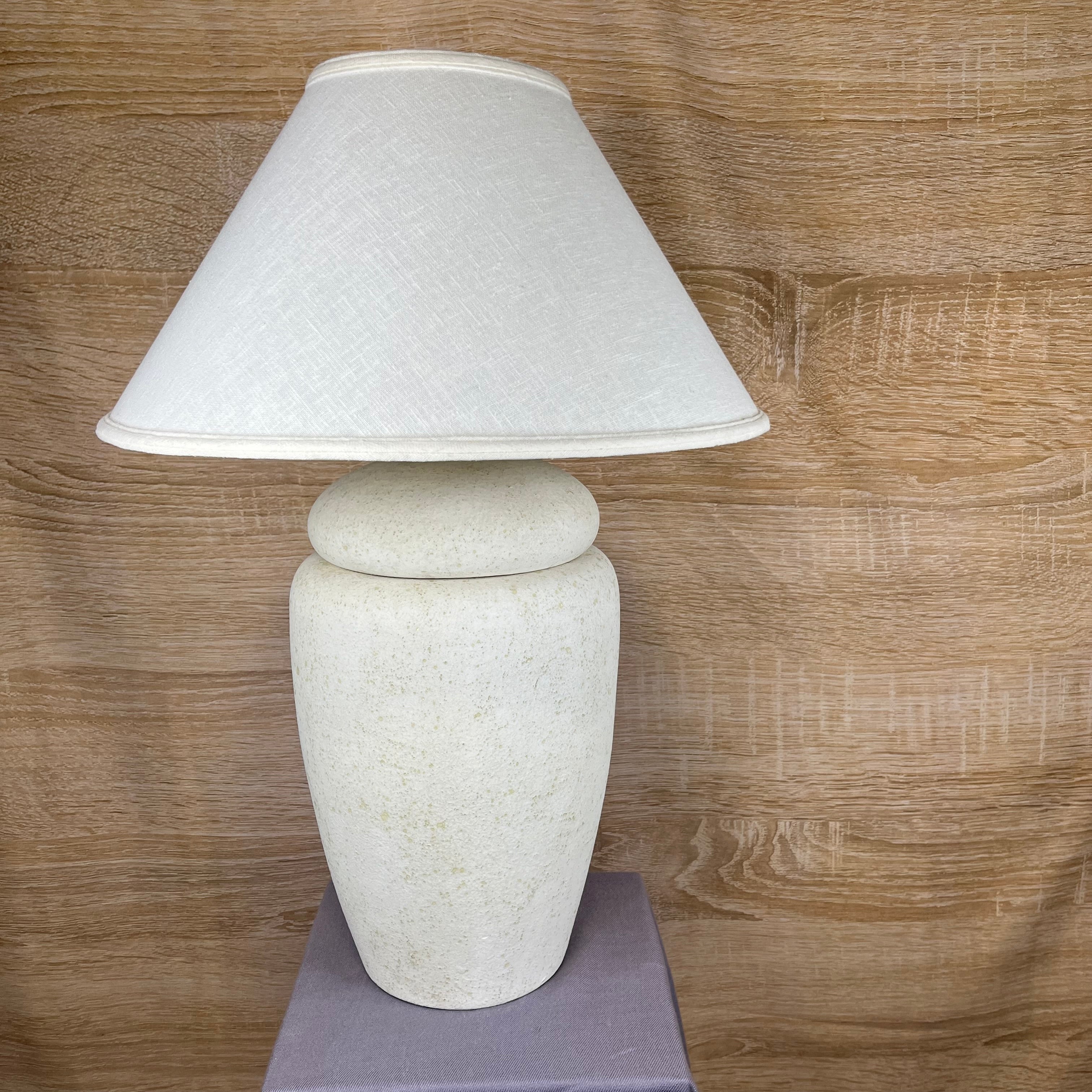 Fine Arts Lamps Textured Ceramic Base with Shade Table Lamp 20" Diameter x 30"