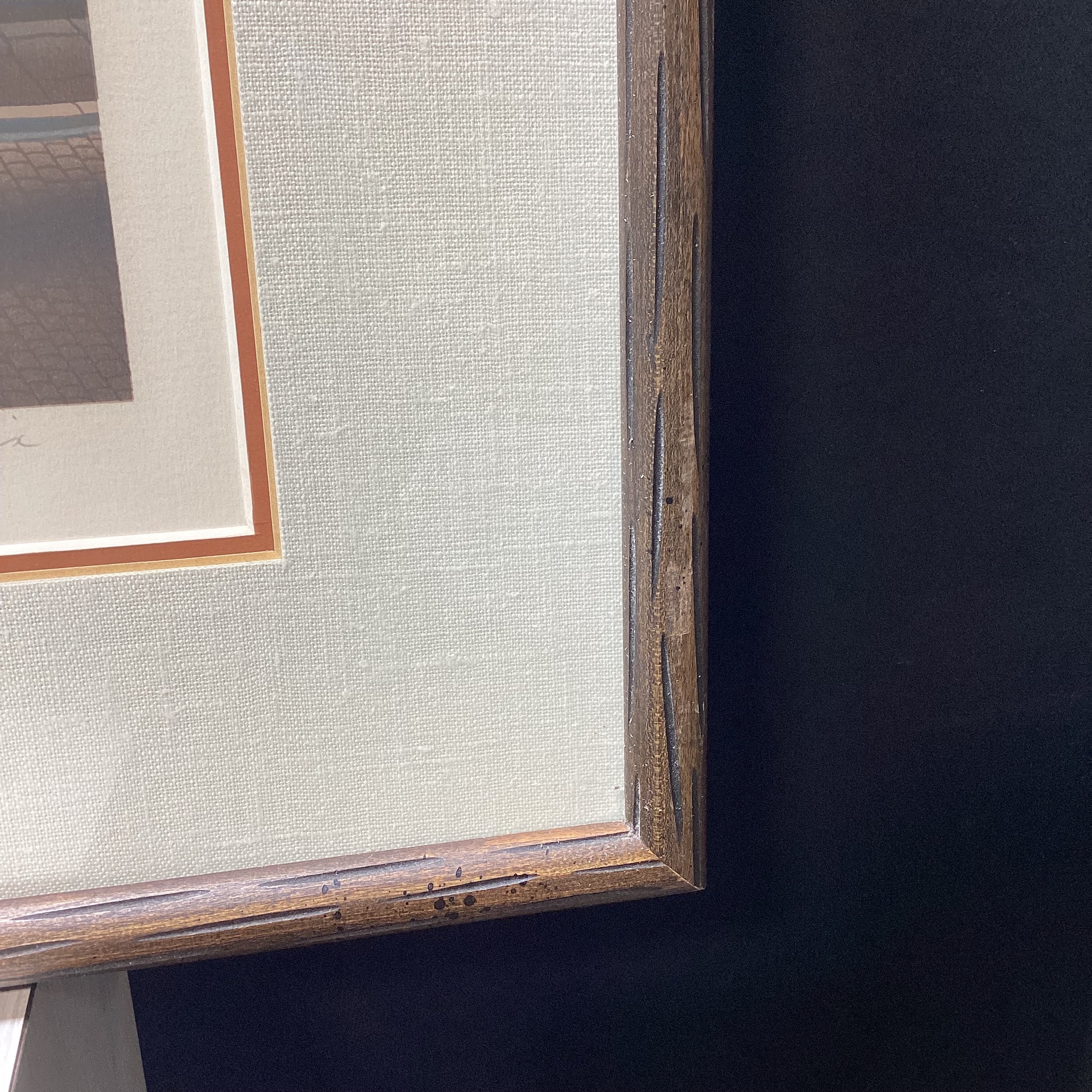 Michel Delacroix Pencil Signed "Crepuscule" Limited Edition Lithograph Print 33.5" x 30"