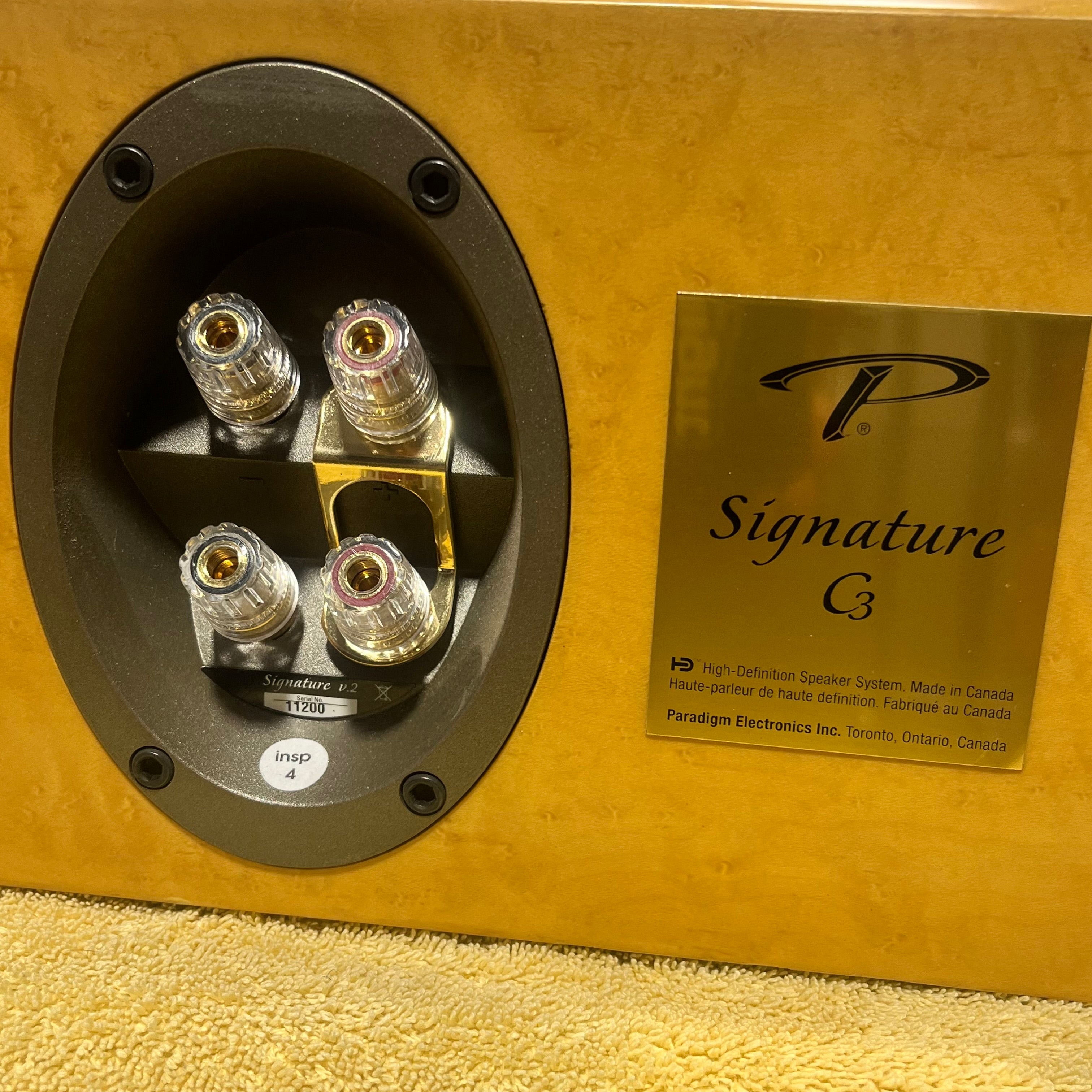 Paradigm Signature C3 Center Channel Speaker