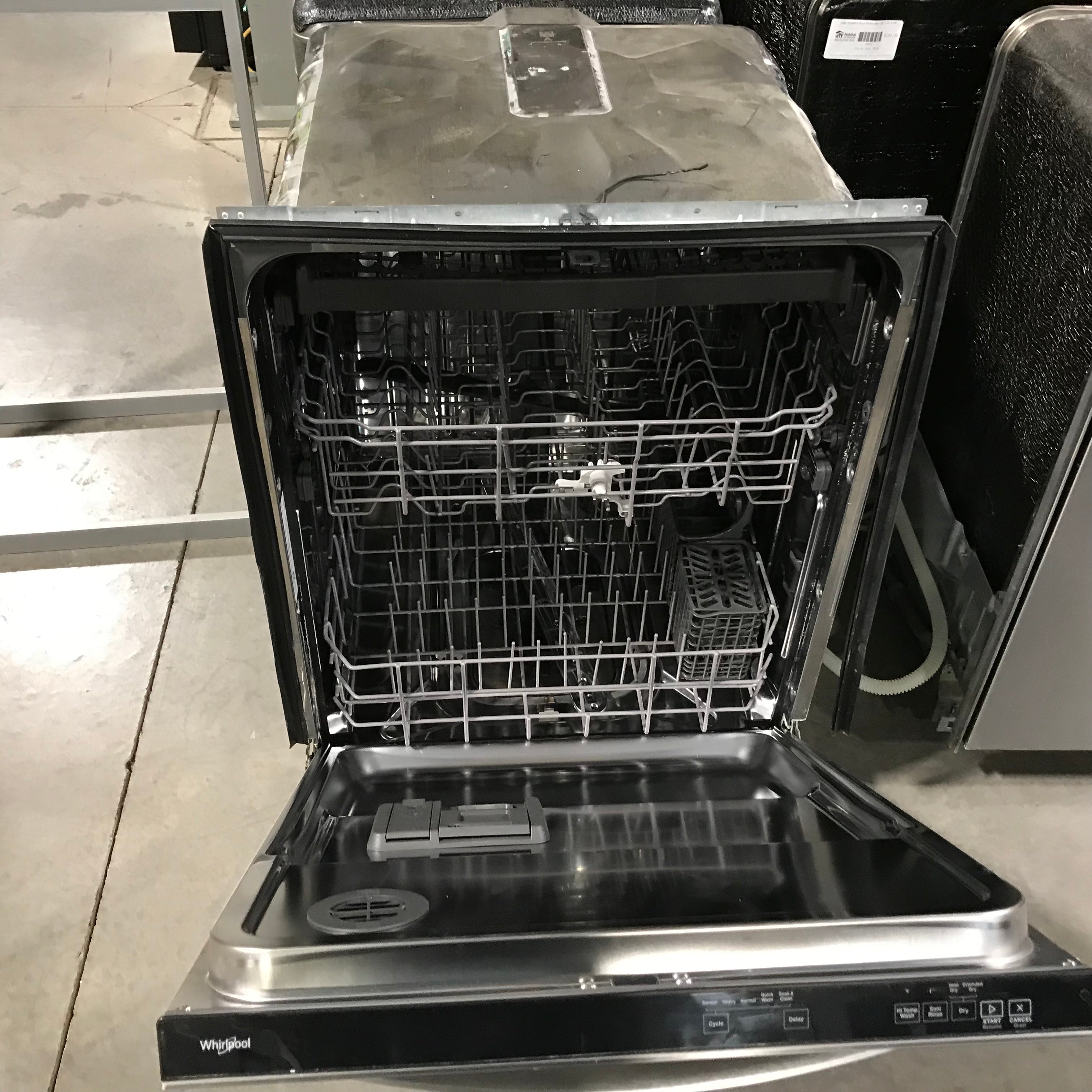 Whirlpool Stainless Steel Dishwasher 24"x 25"x 34"