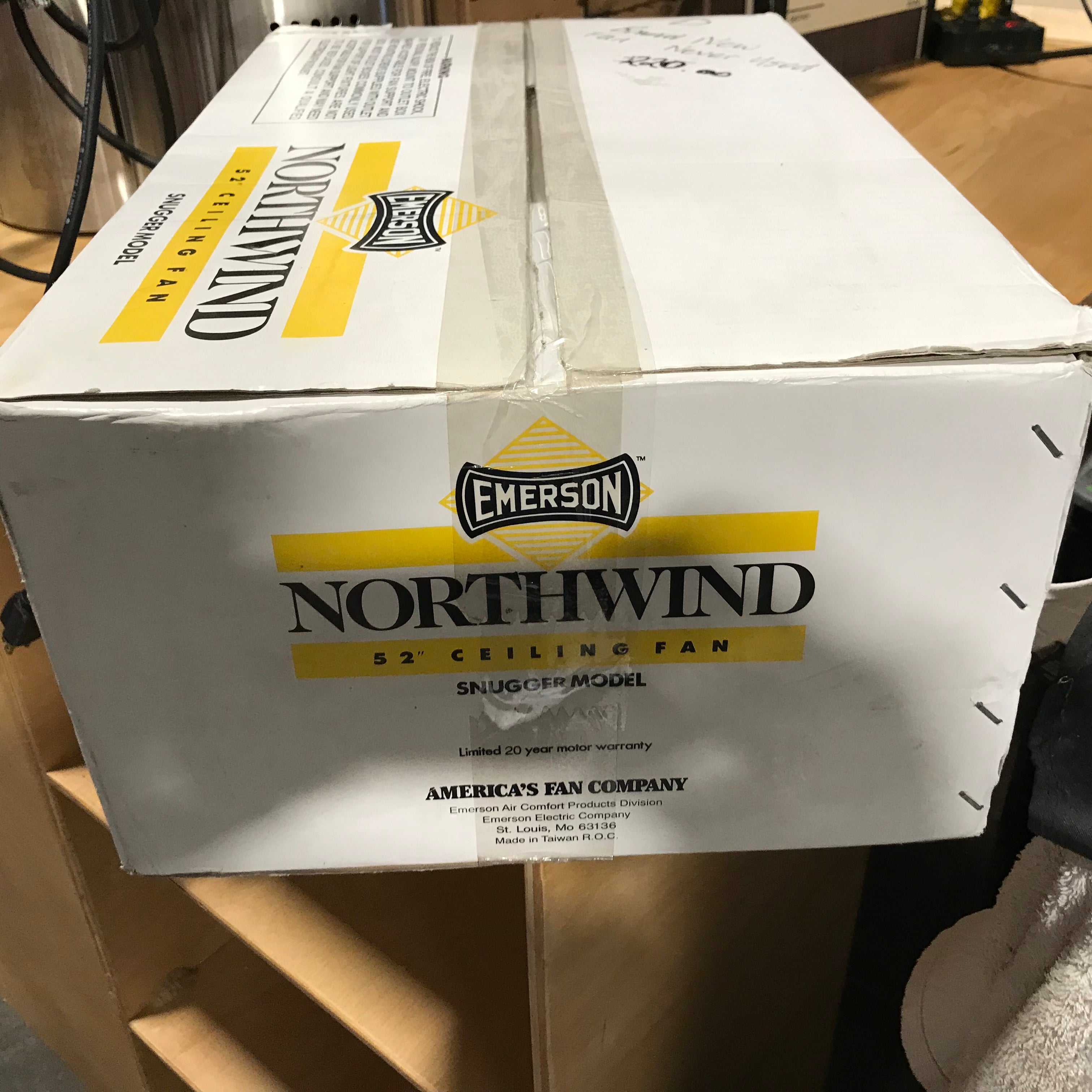 Northwind Snugger 52" Ceiling Fan (New In Box)